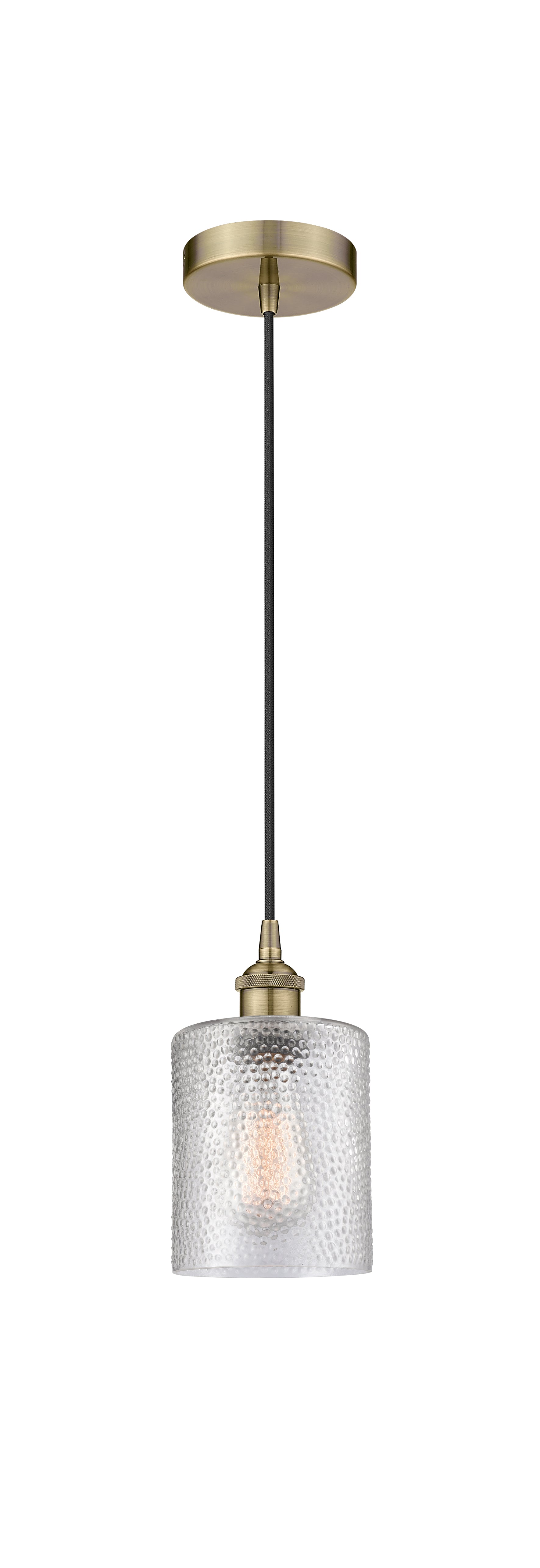 Edison Mini Pendant Antique Brass Finish