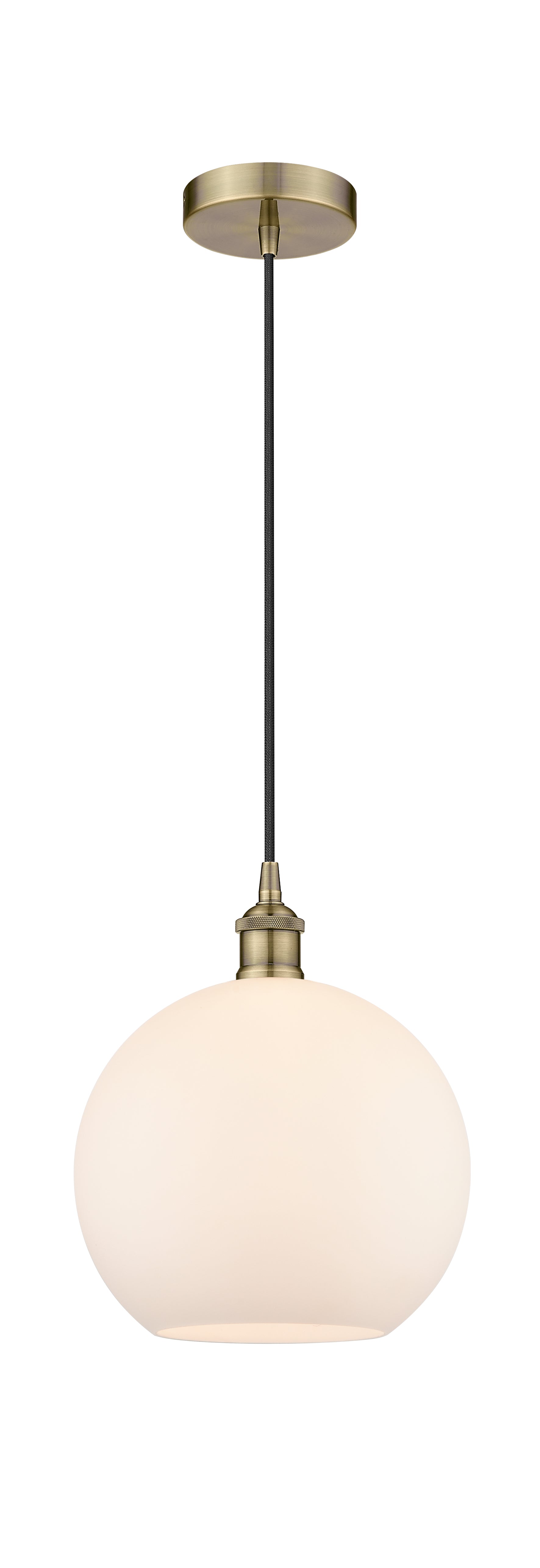 Edison Mini Pendant Antique Brass Finish