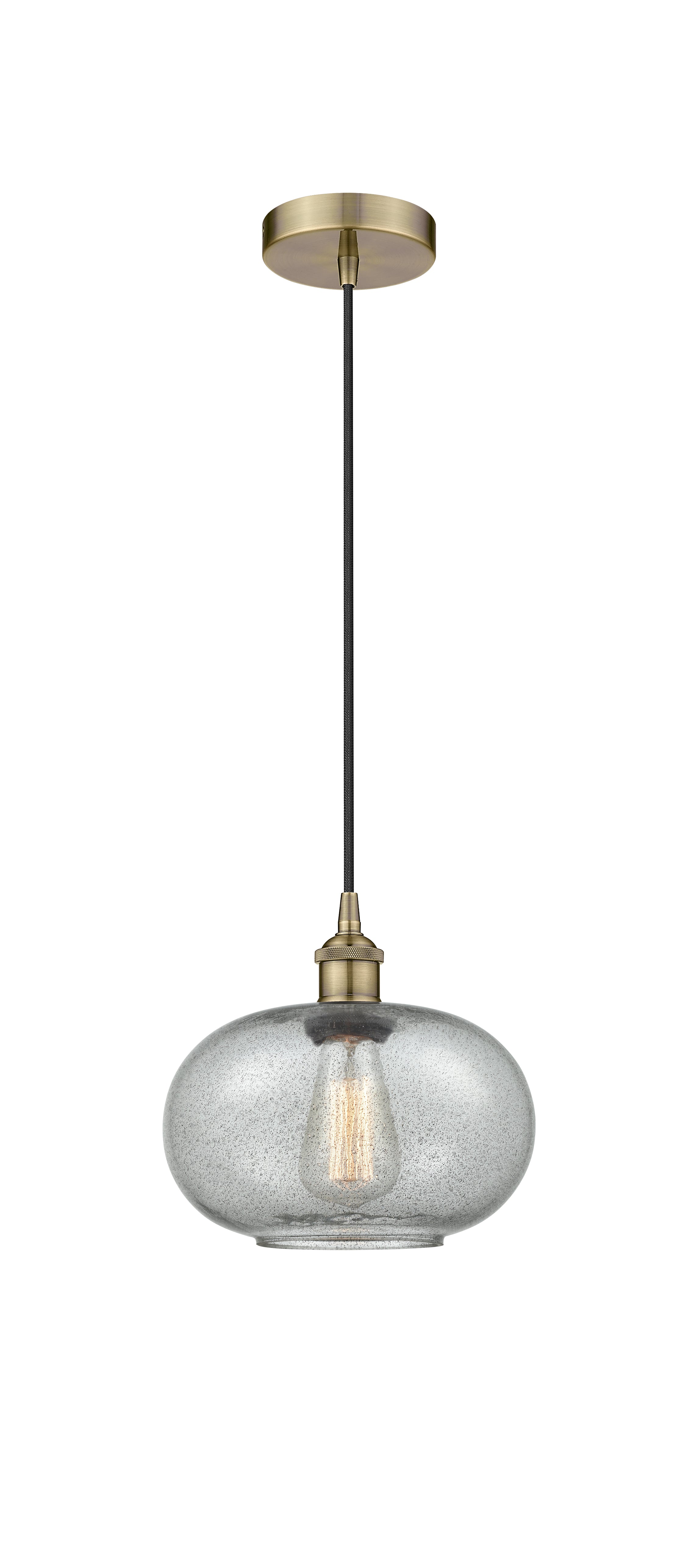 Edison Mini Pendant Antique Brass Finish