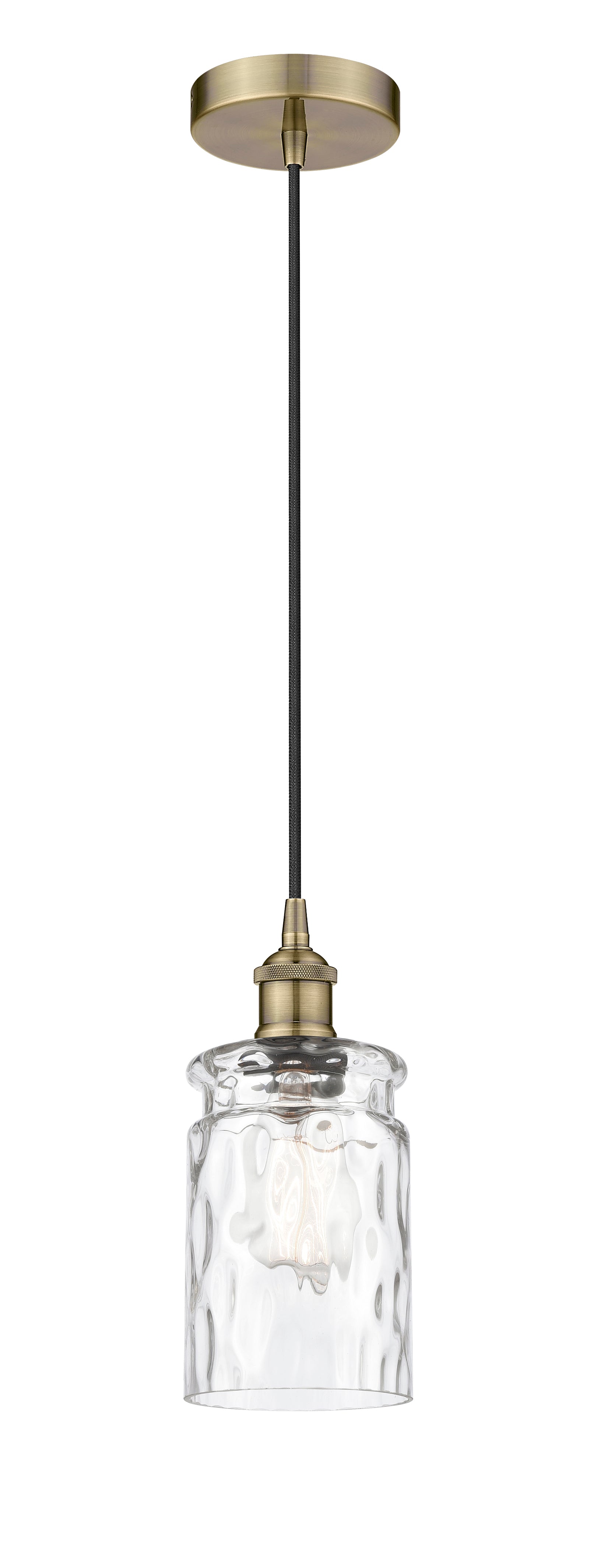 Edison Mini Pendant Antique Brass Dimmable