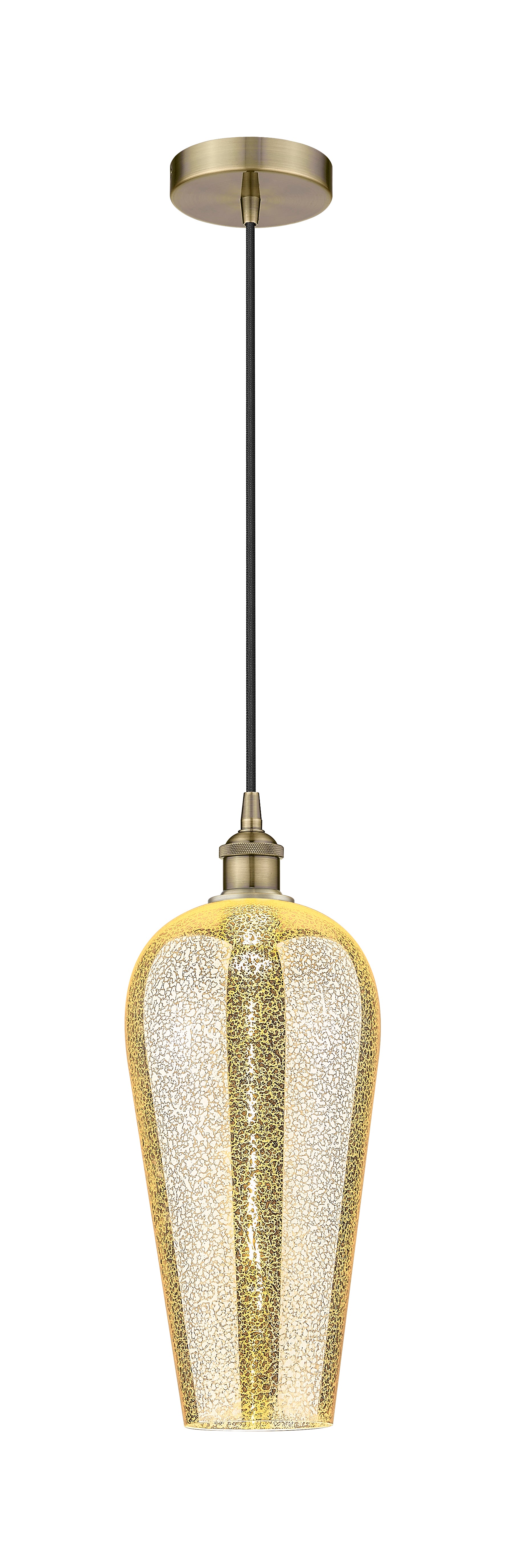 Edison Mini Pendant Antique Brass Finish