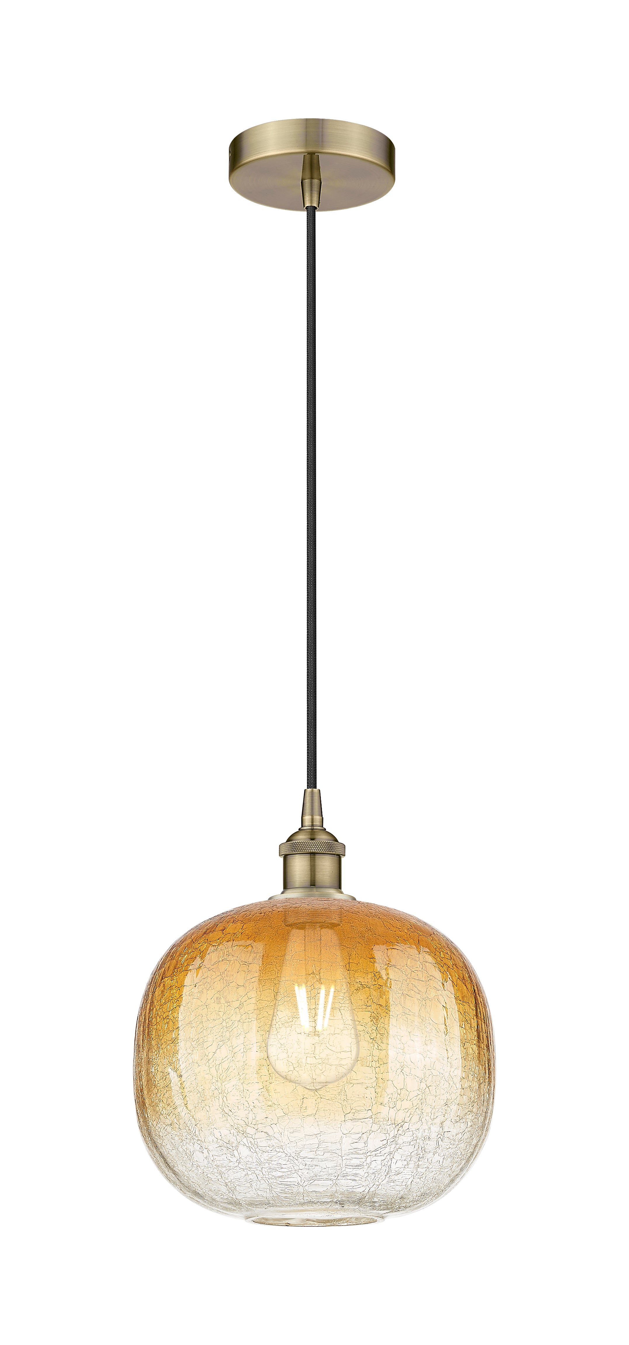 Edison Mini Pendant Antique Brass Finish