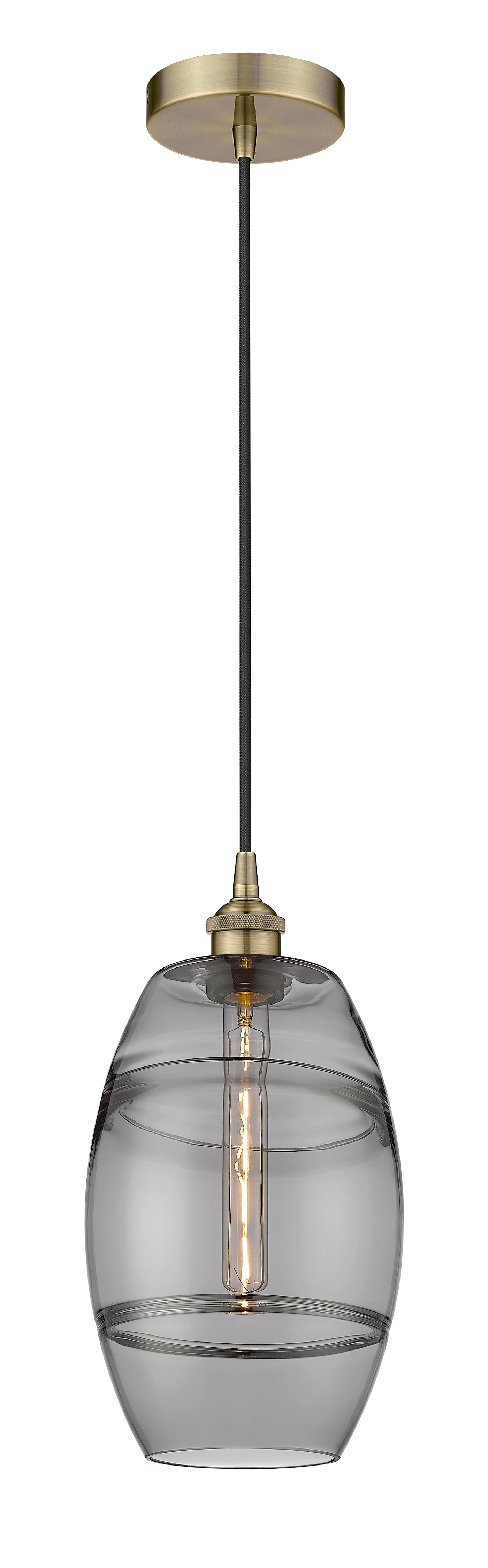 Edison Mini Pendant Antique Brass Finish