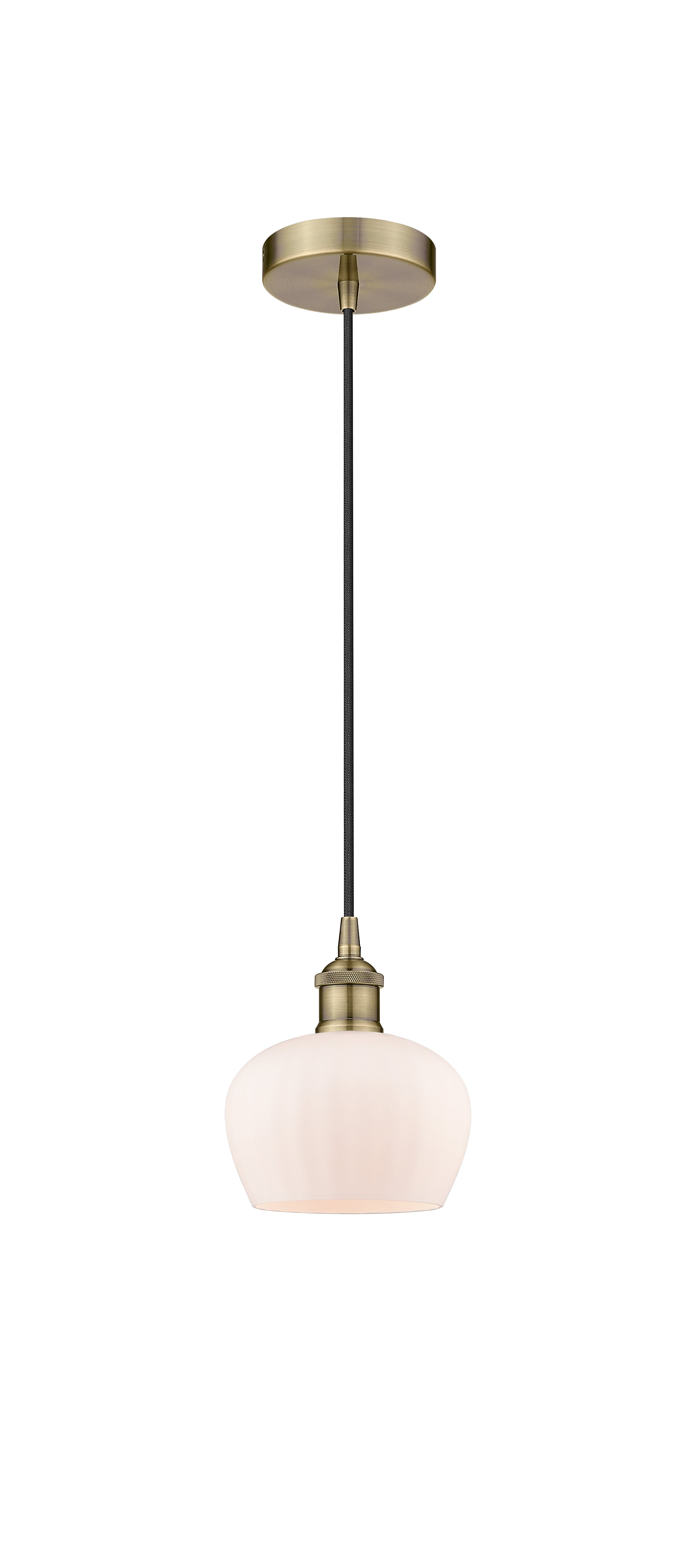 Edison Mini Pendant Antique Brass Finish