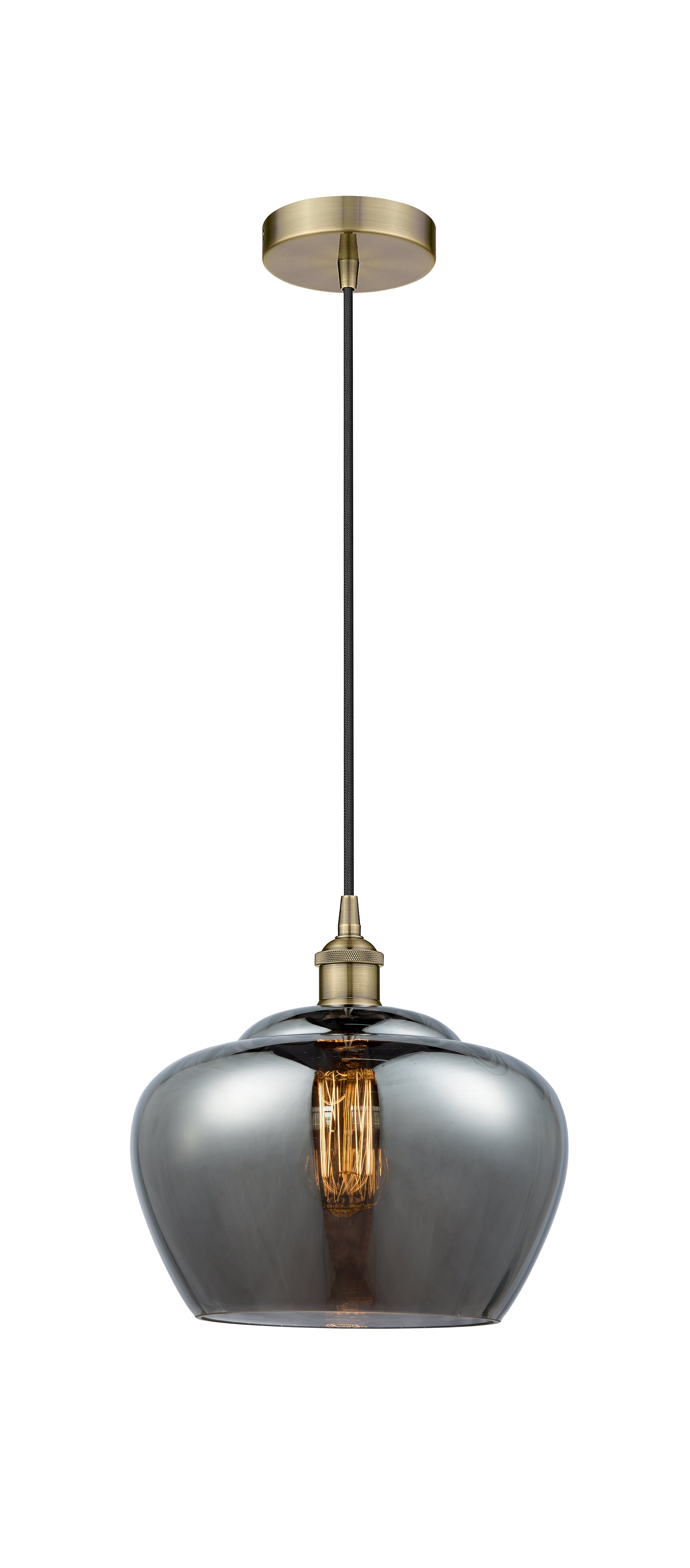 Edison Mini Pendant Antique Brass Finish