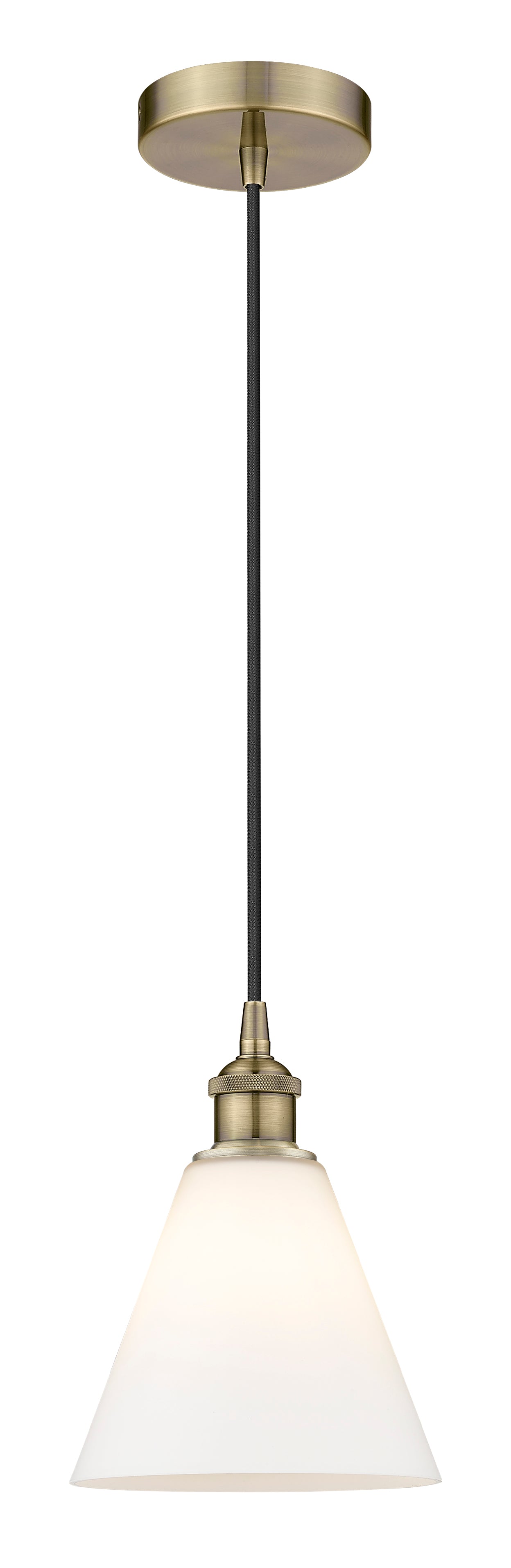 Edison Mini Pendant Antique Brass Glass