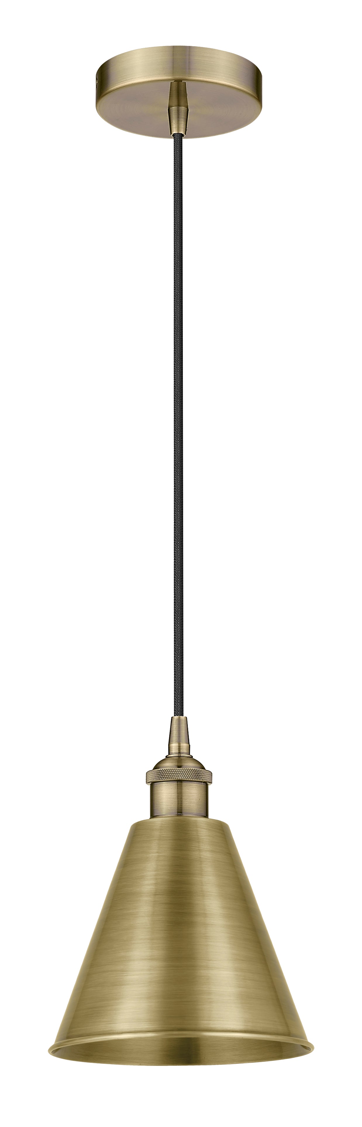 Edison Mini Pendant Antique Brass Finish