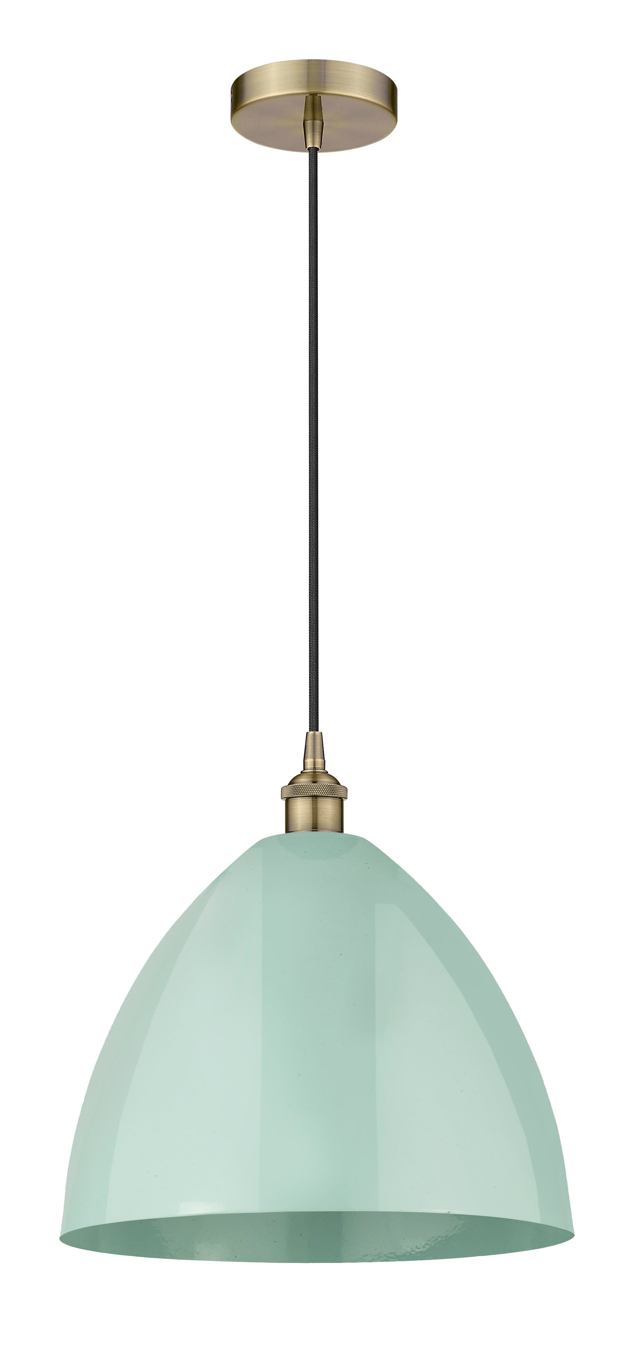 Edison Mini Pendant Antique Brass Finish