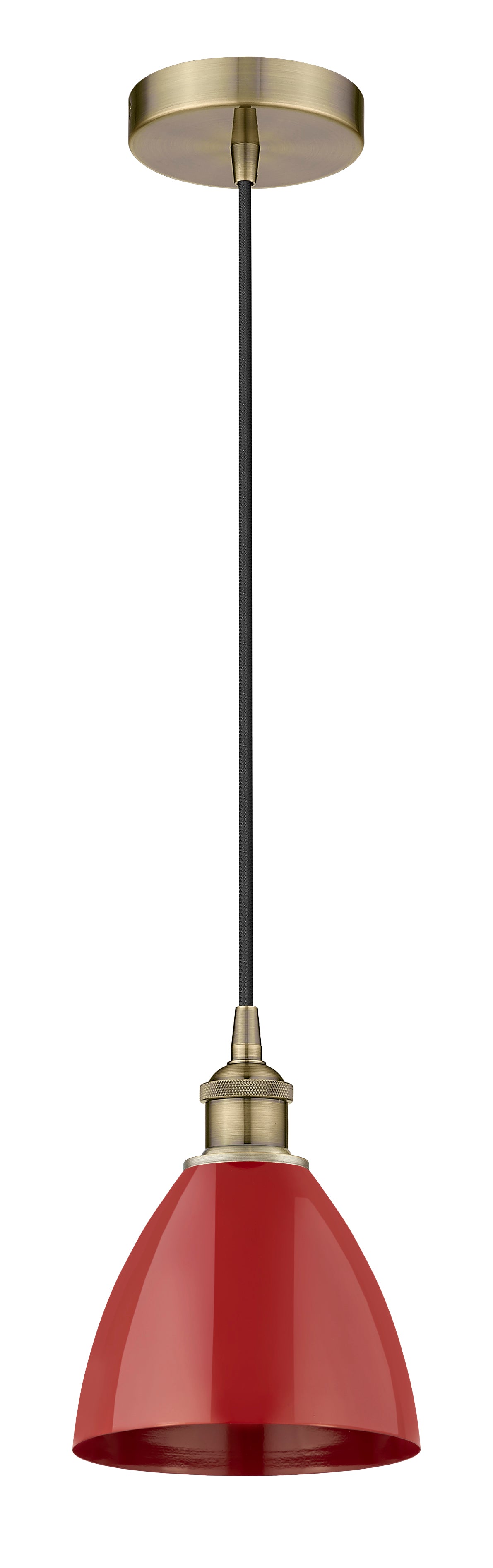 Edison Mini Pendant Antique Brass Finish