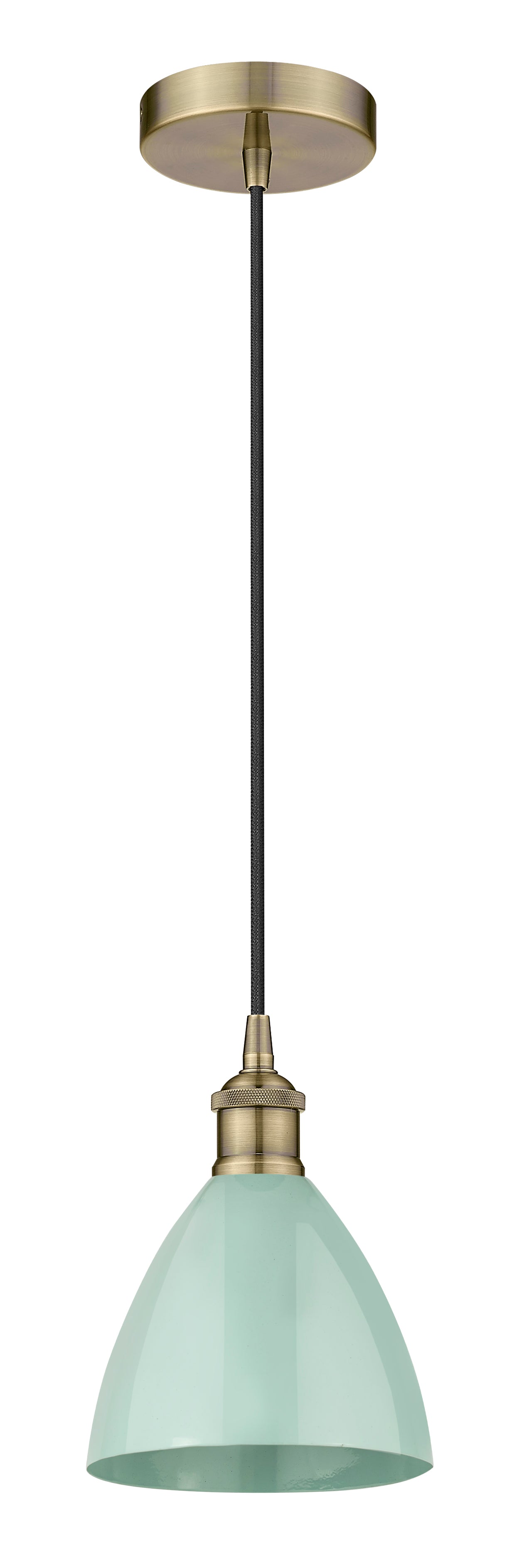 Edison Mini Pendant Antique Brass Finish