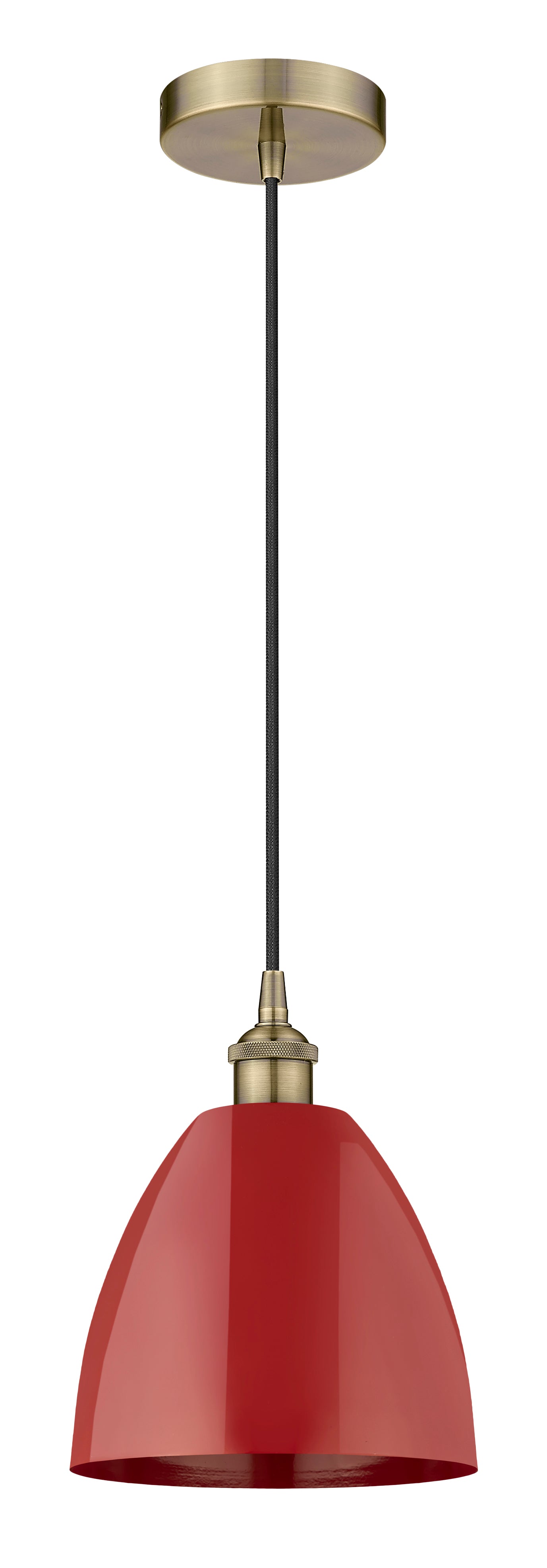 Edison Mini Pendant Antique Brass Finish