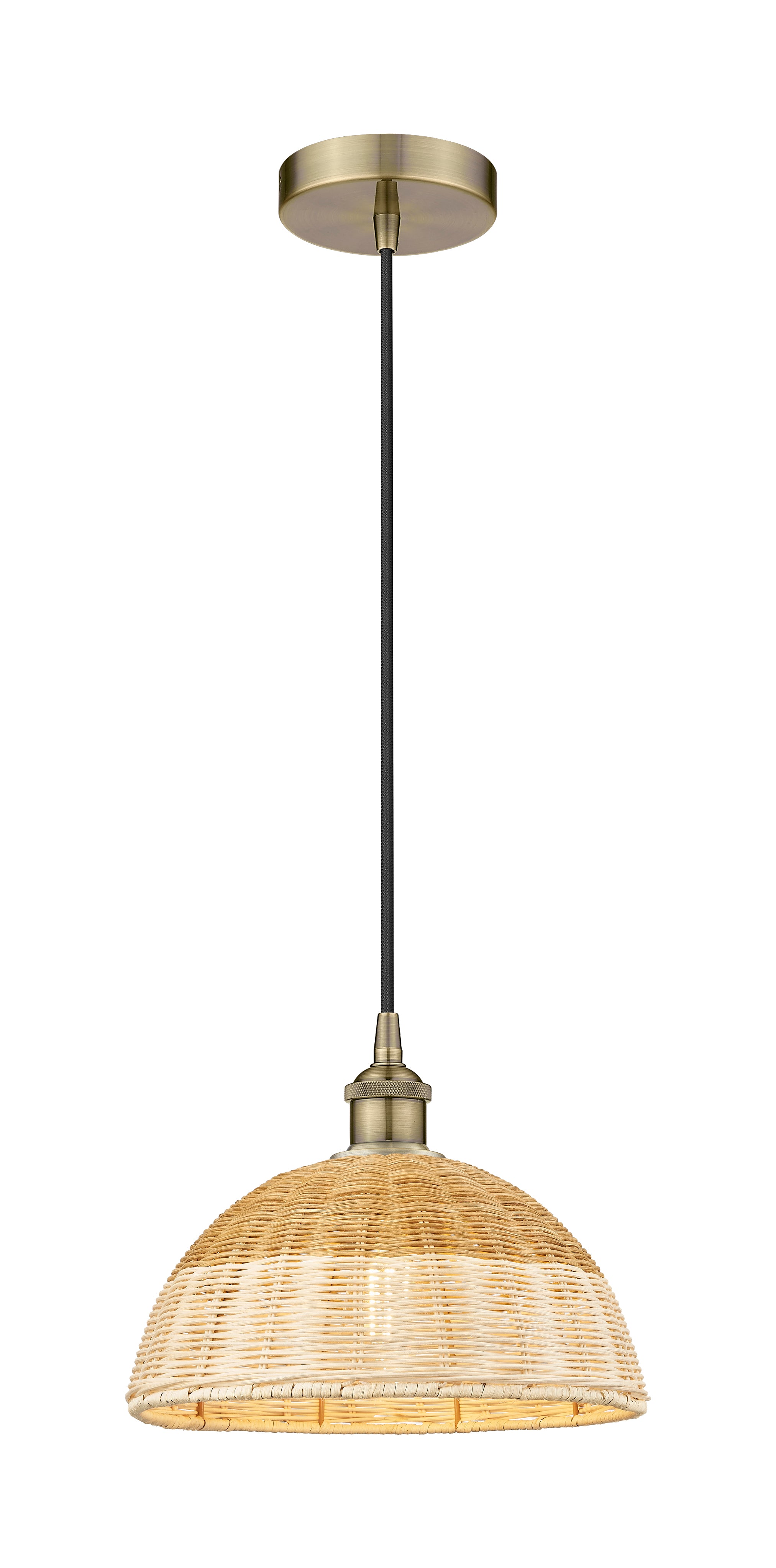 Edison Mini Pendant Antique Brass Finish