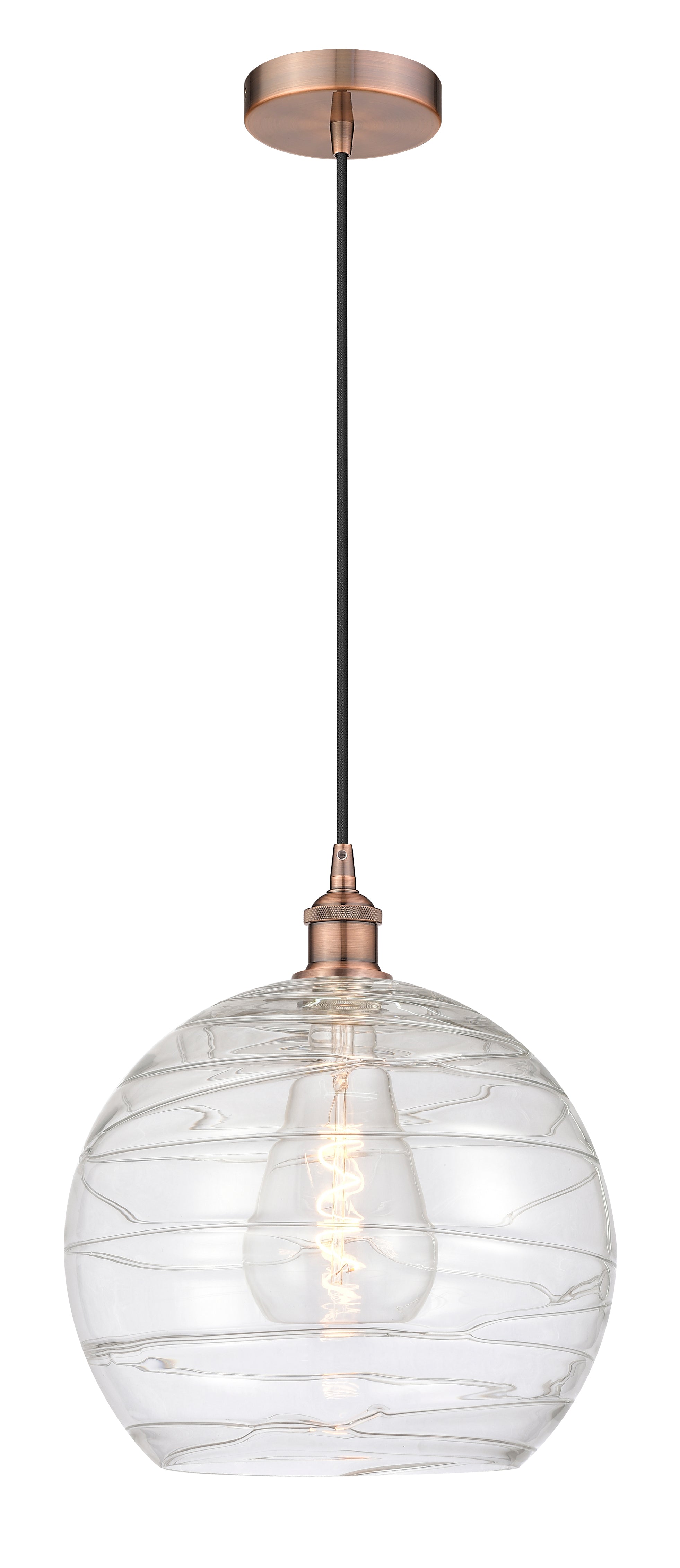 Edison Mini Pendant Antique Brass Finish