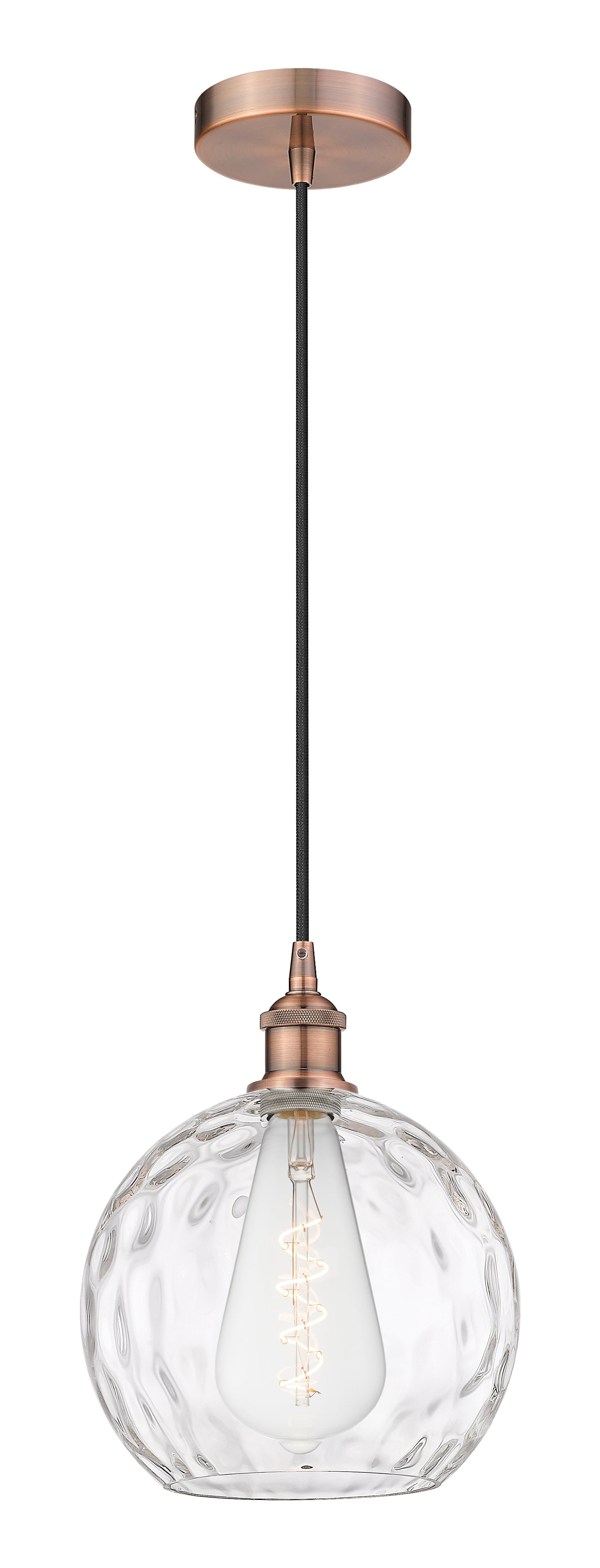 Edison Mini Pendant Antique Brass Finish
