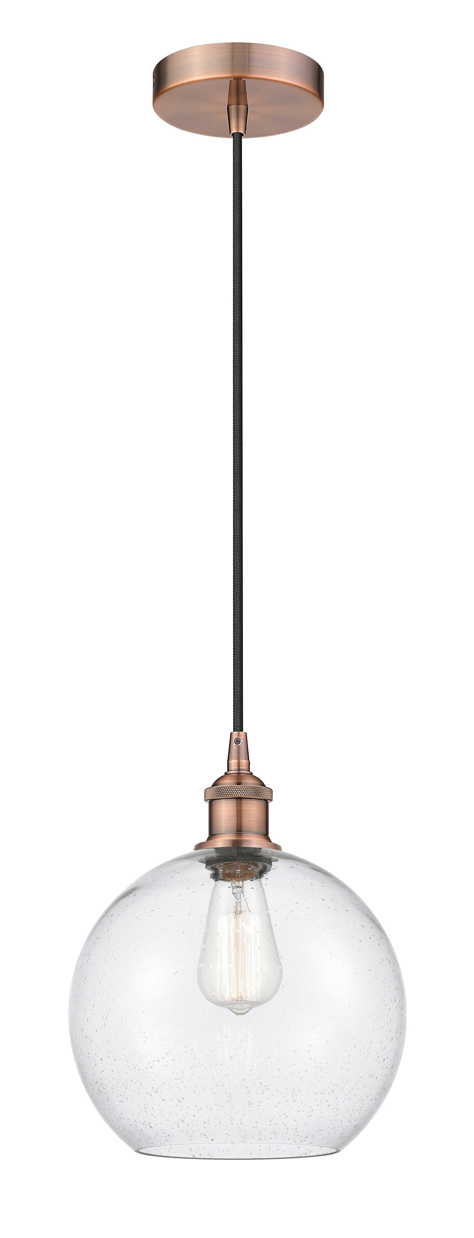Edison Mini Pendant Antique Brass Finish