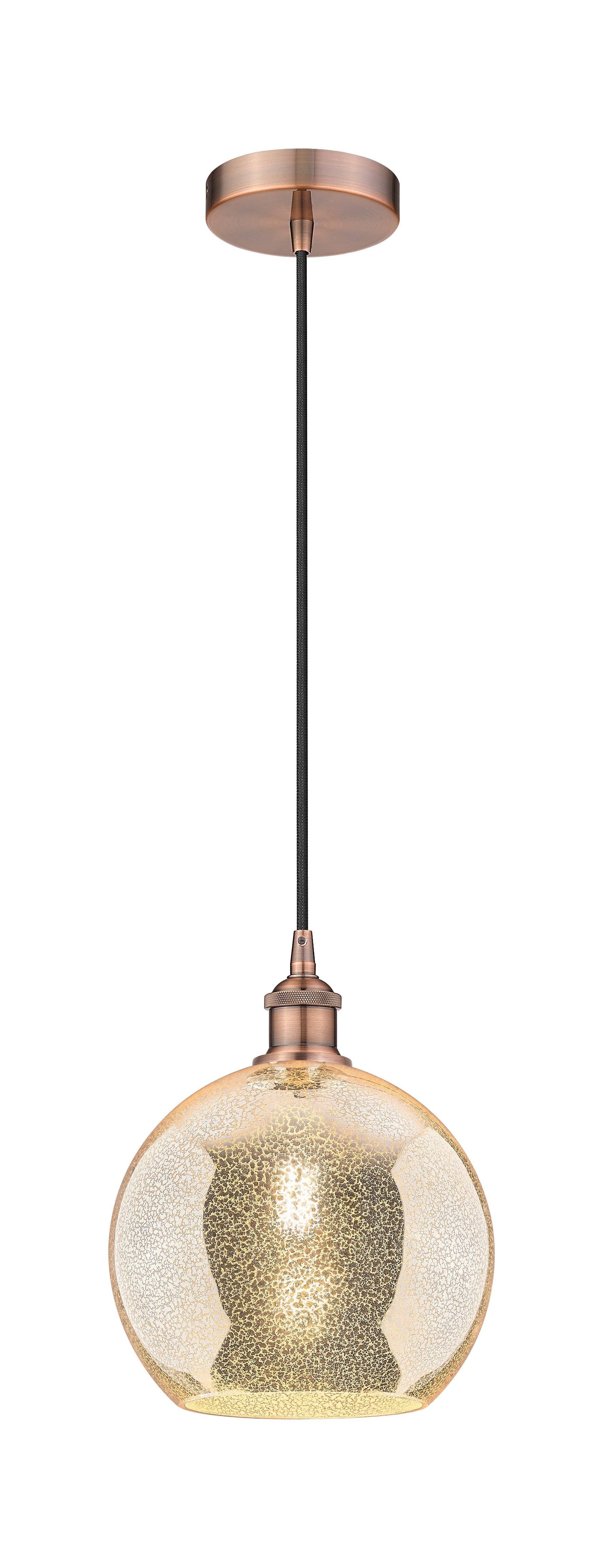 Edison Mini Pendant Antique Brass Finish
