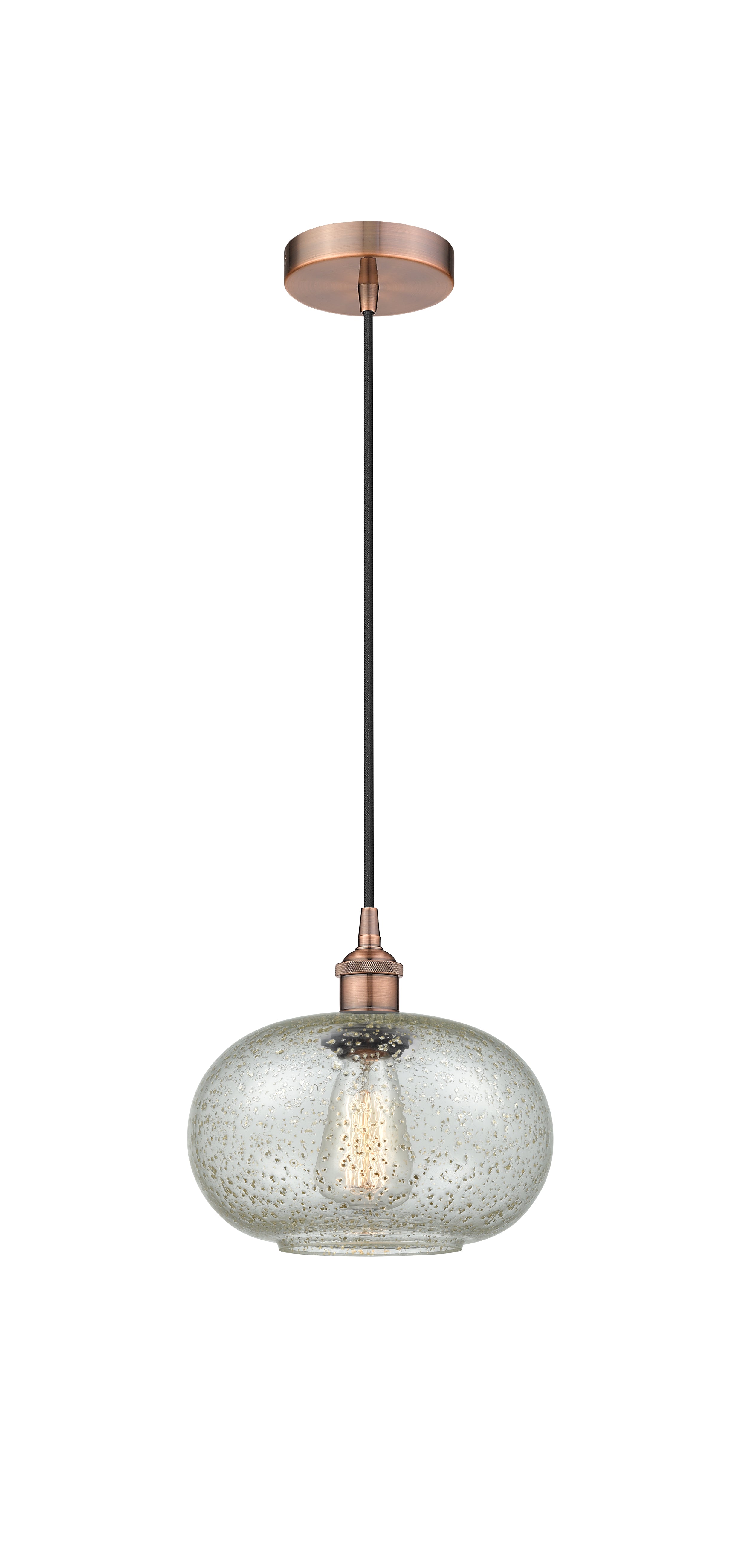 Edison Mini Pendant Antique Brass Finish