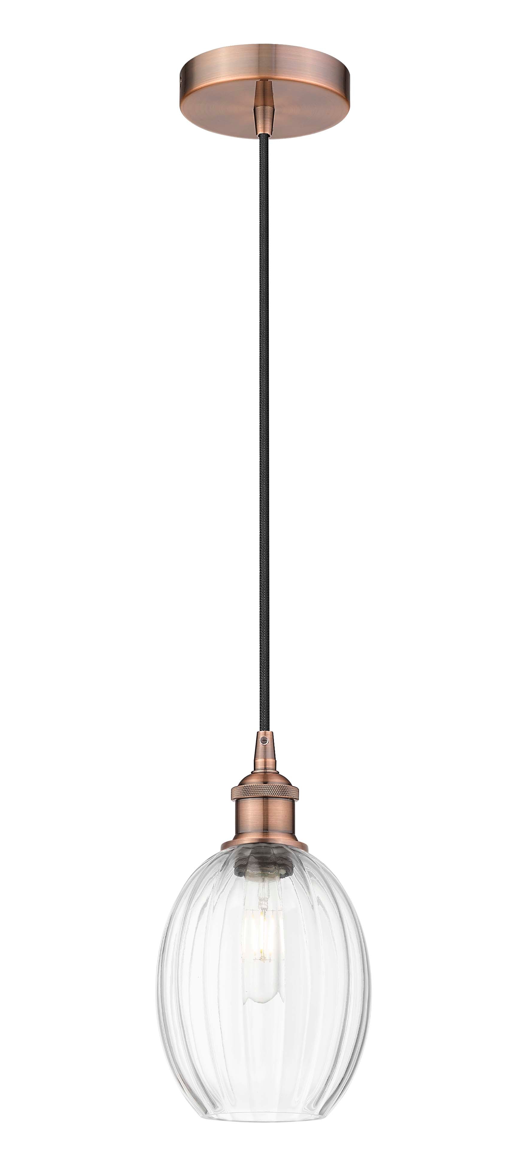 Edison Mini Pendant Antique Brass Finish
