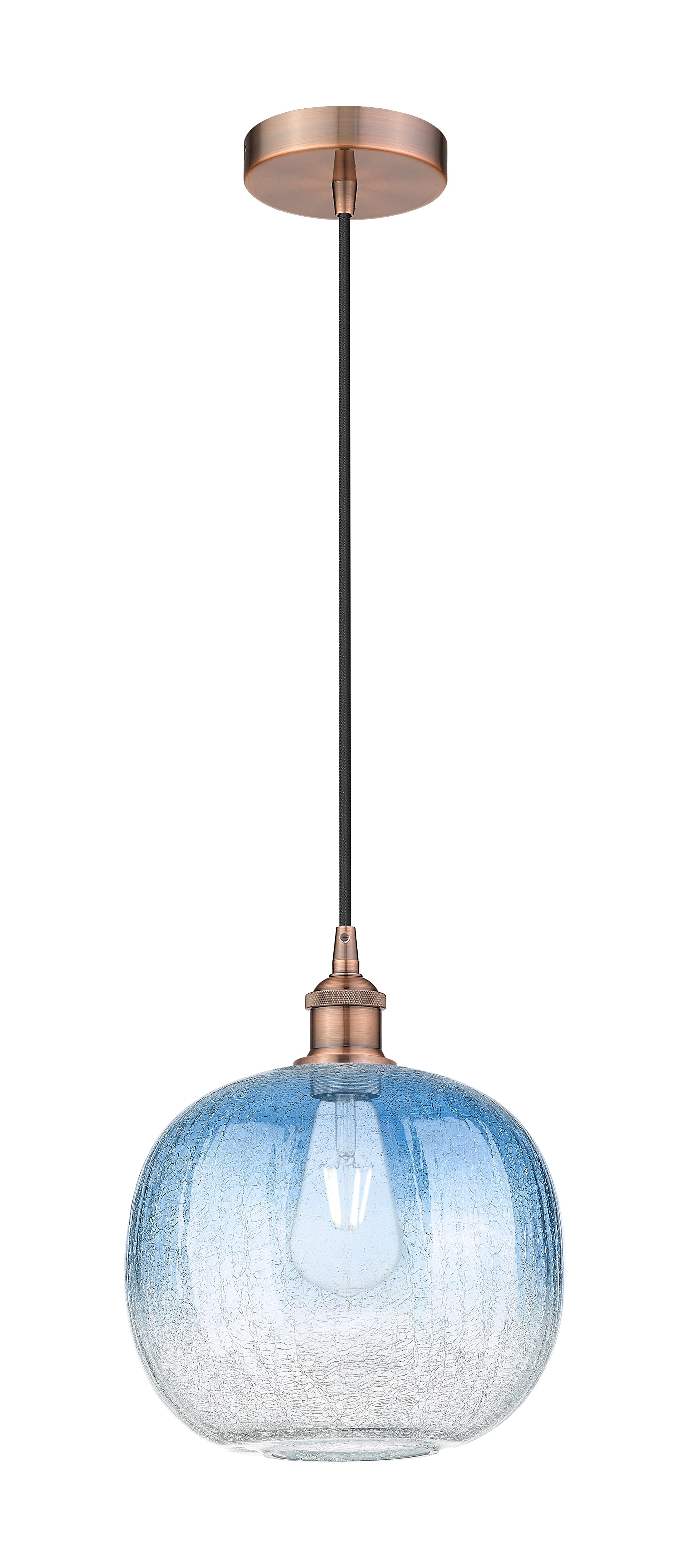 Edison Mini Pendant Antique Brass Finish