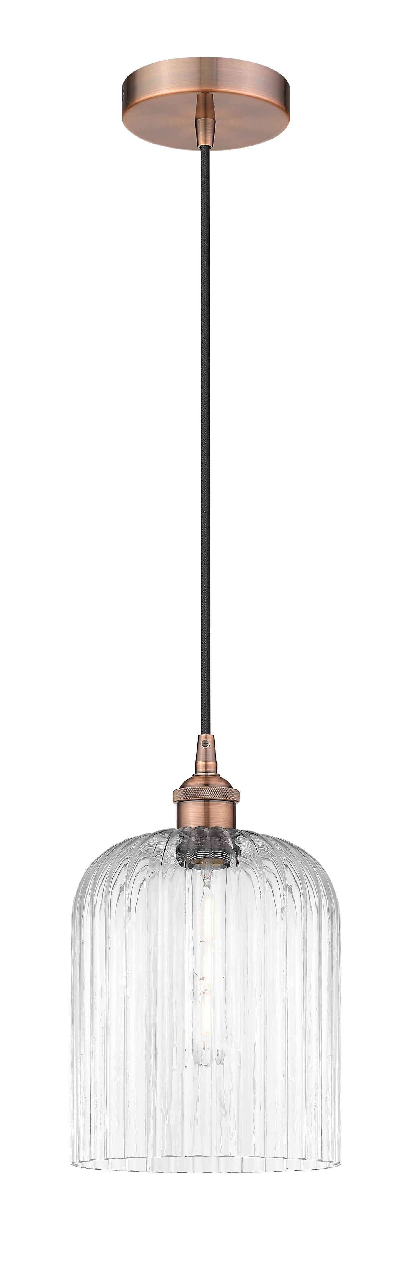 Edison Mini Pendant Antique Brass Finish