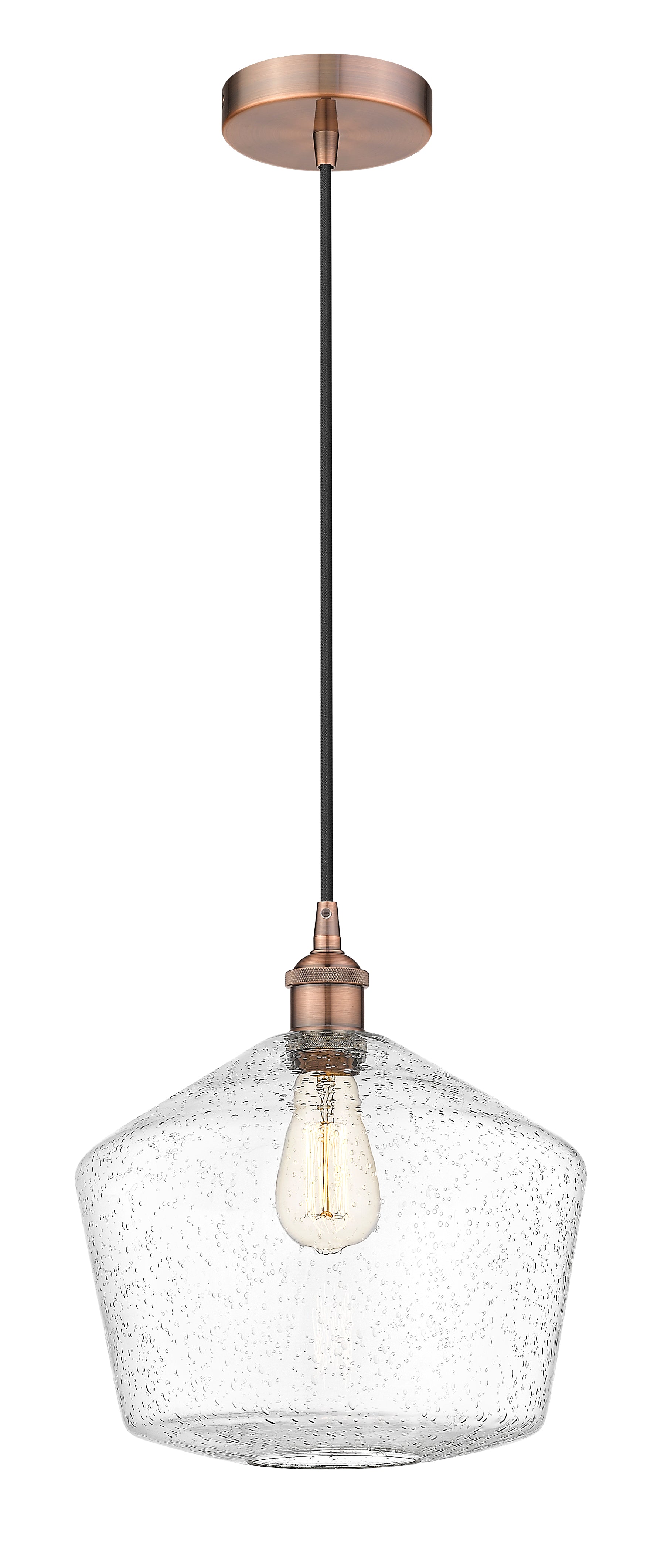 Edison Mini Pendant Cast Brass 13 Inch