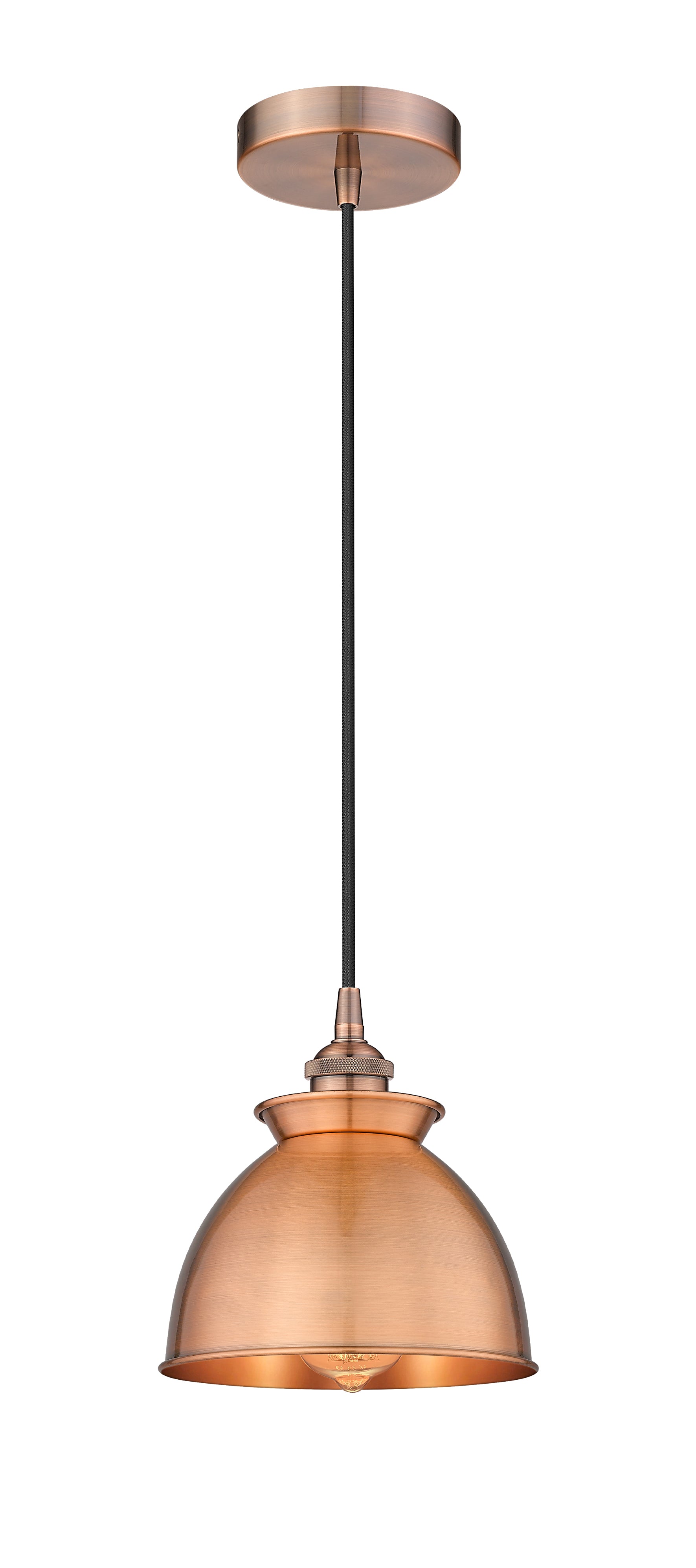 Edison Mini Pendant Cast Brass Antique Brass