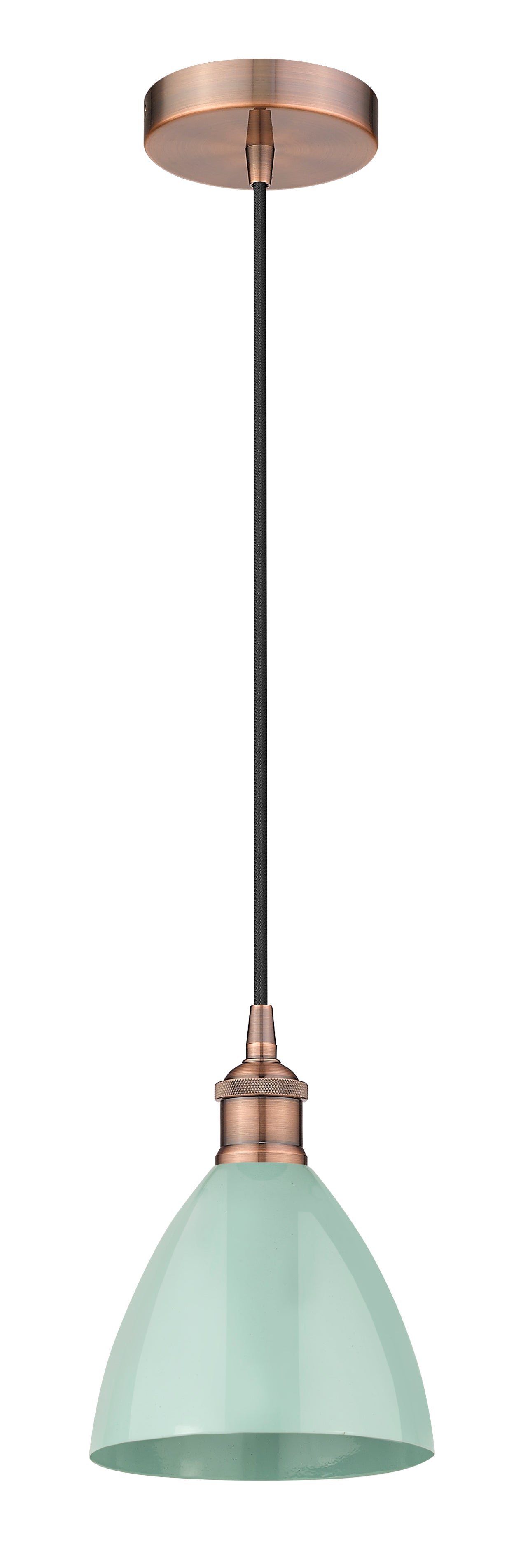 Edison Mini Pendant Antique Brass Finish