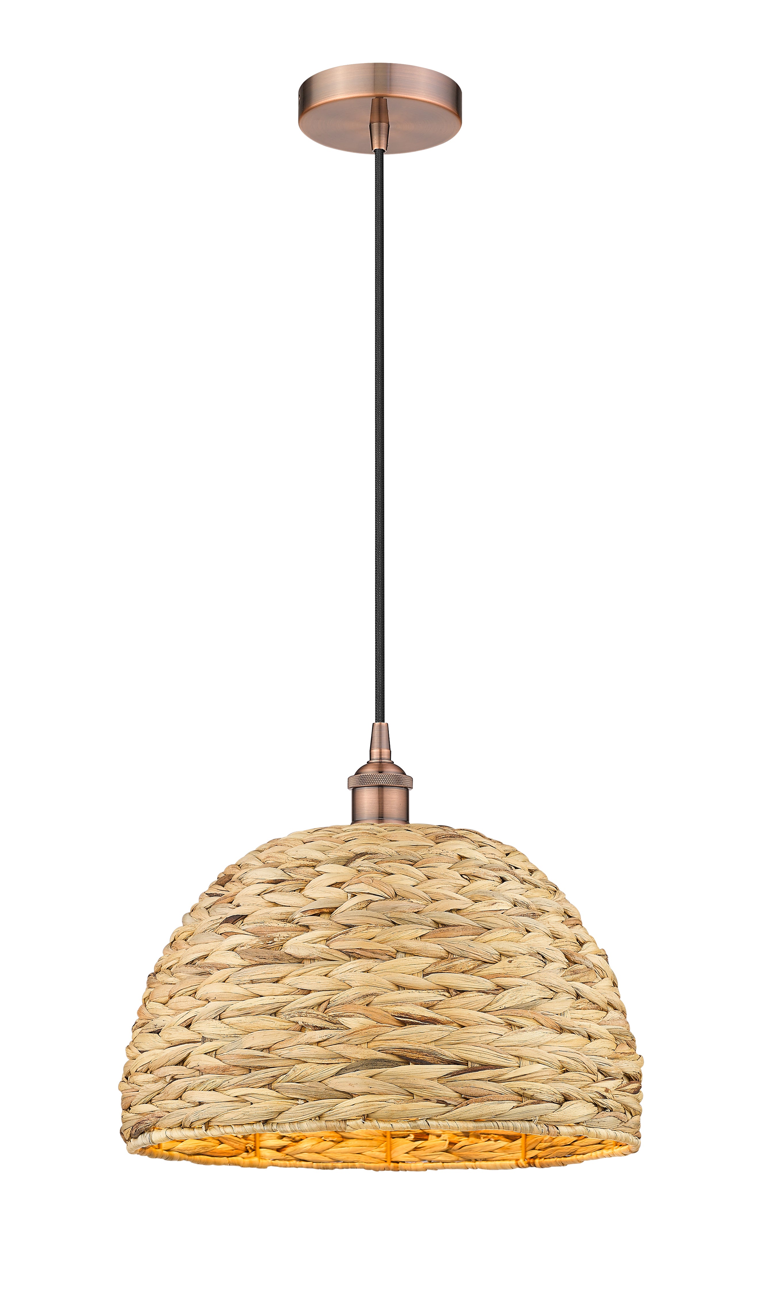Edison Mini Pendant Antique Brass Finish