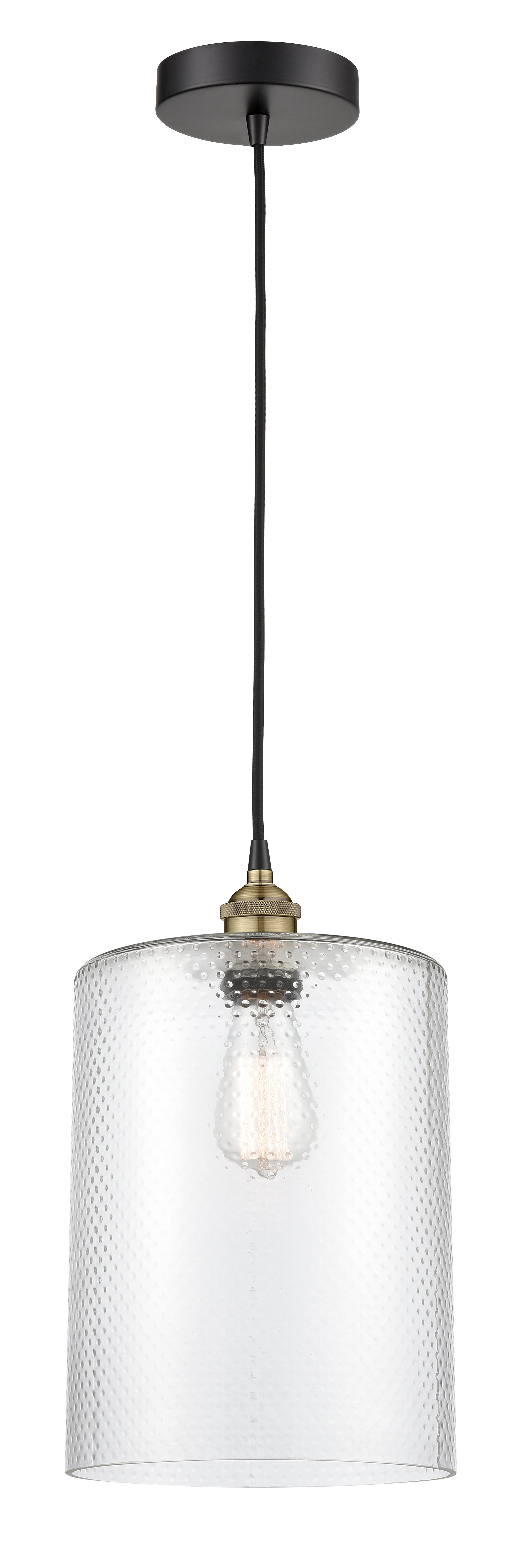 Edison Mini Pendant Cast Brass Antique