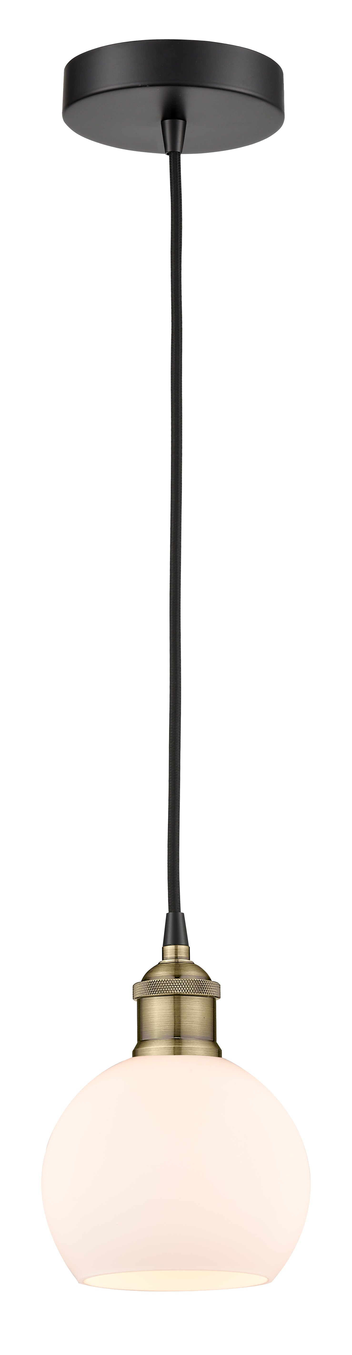 Edison Mini Pendant Antique Brass Finish