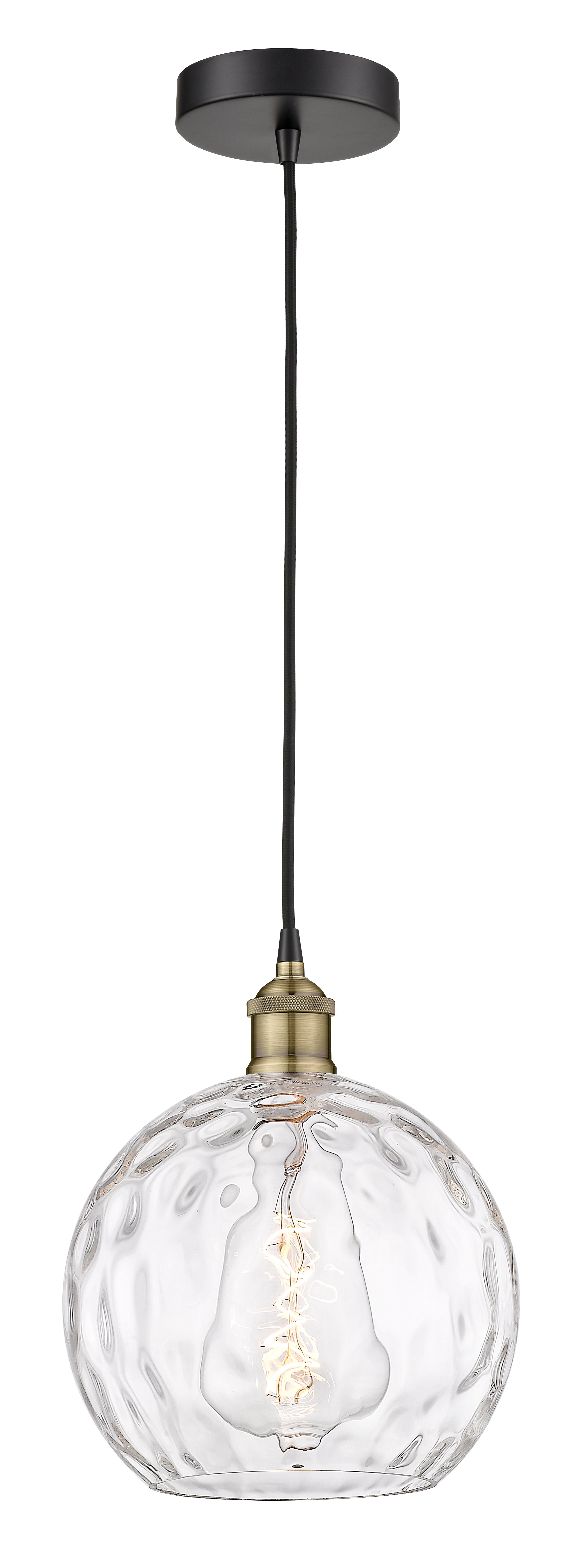 Edison Mini Pendant Antique Brass Finish