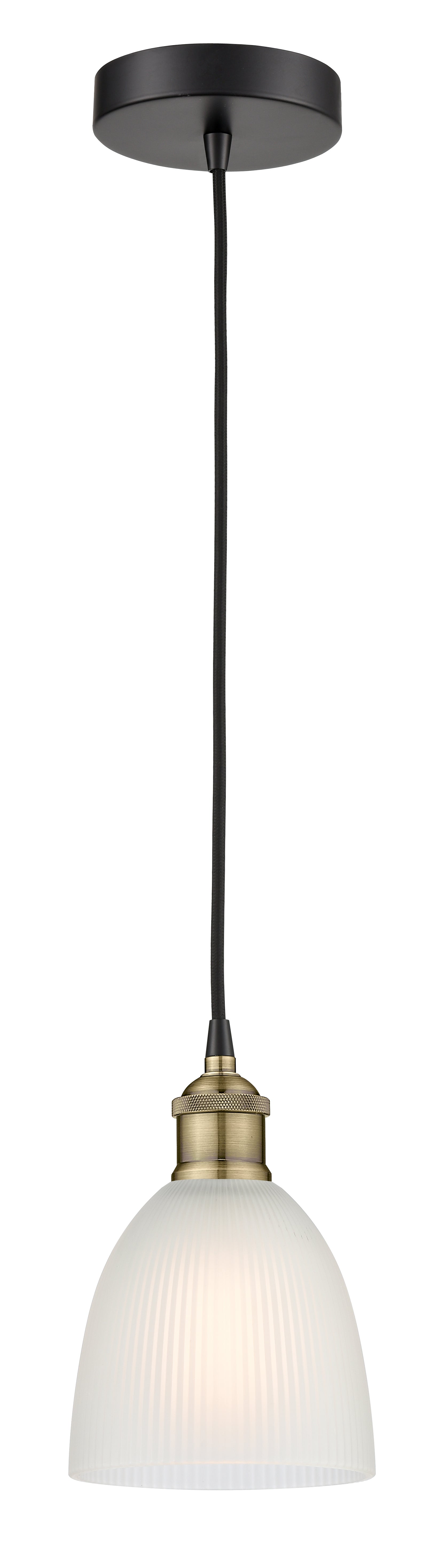 Edison Mini Pendant Antique Brass Finish