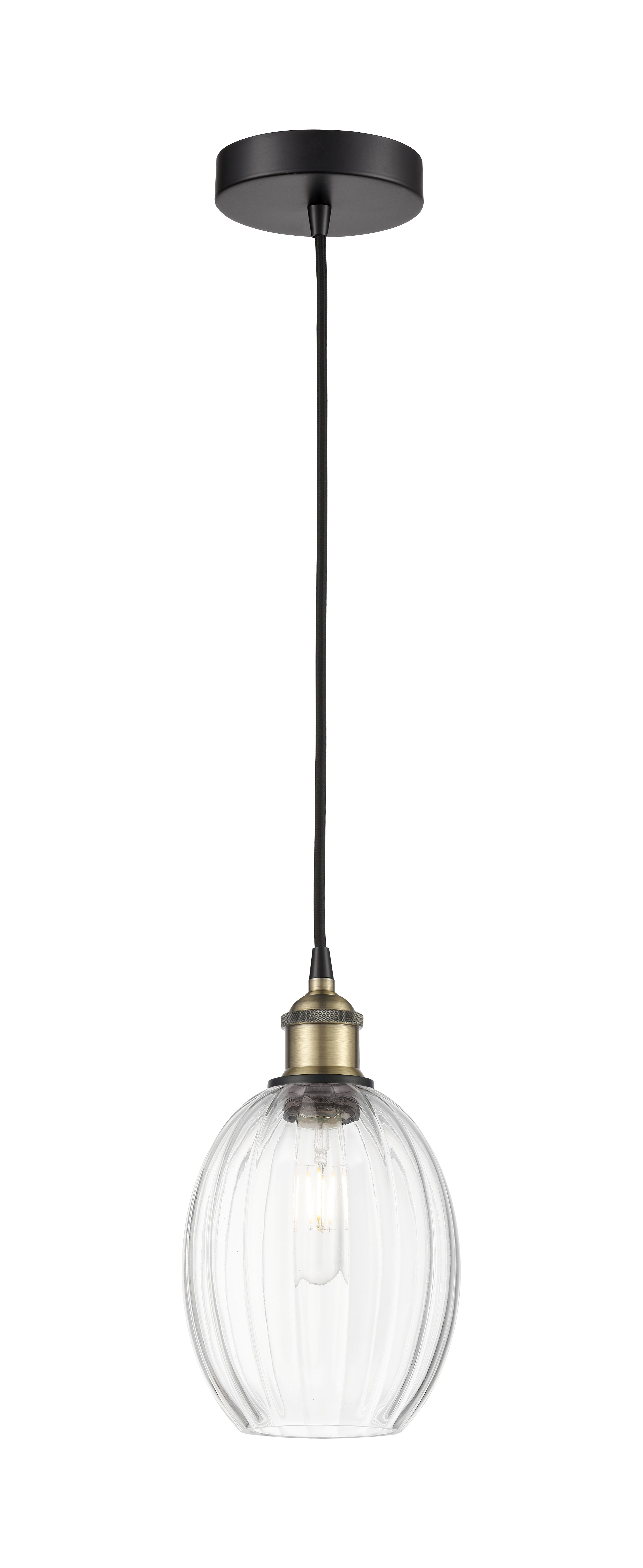 Edison Mini Pendant Antique Brass Finish