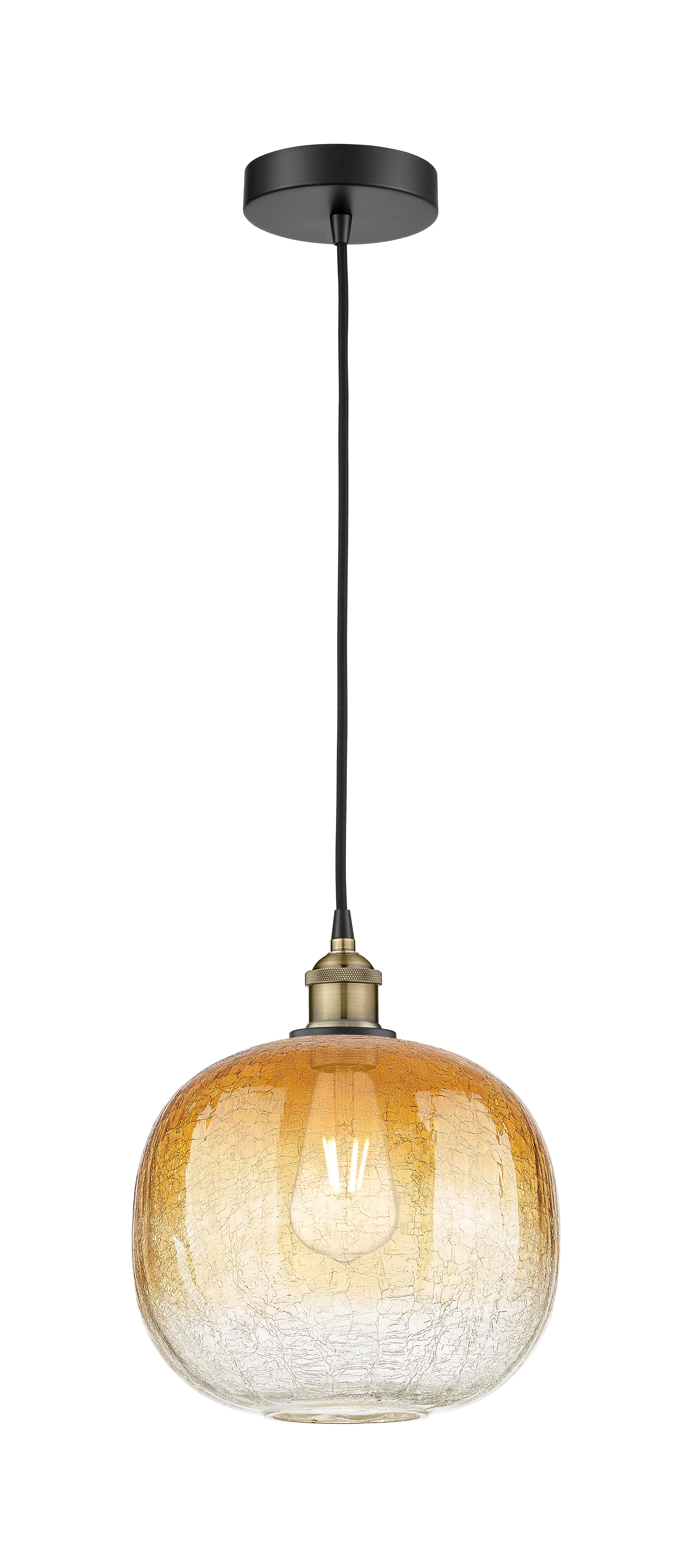 Edison Mini Pendant Antique Brass Finish