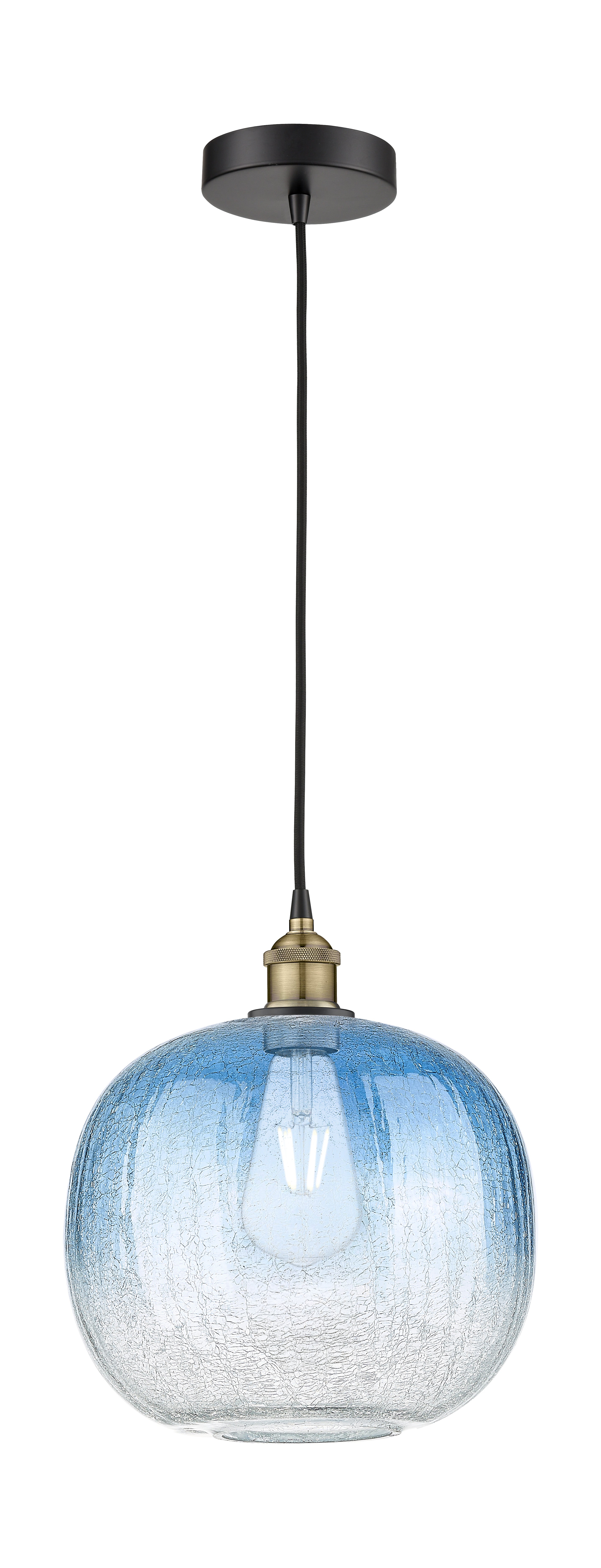 Edison Mini Pendant Antique Brass Finish