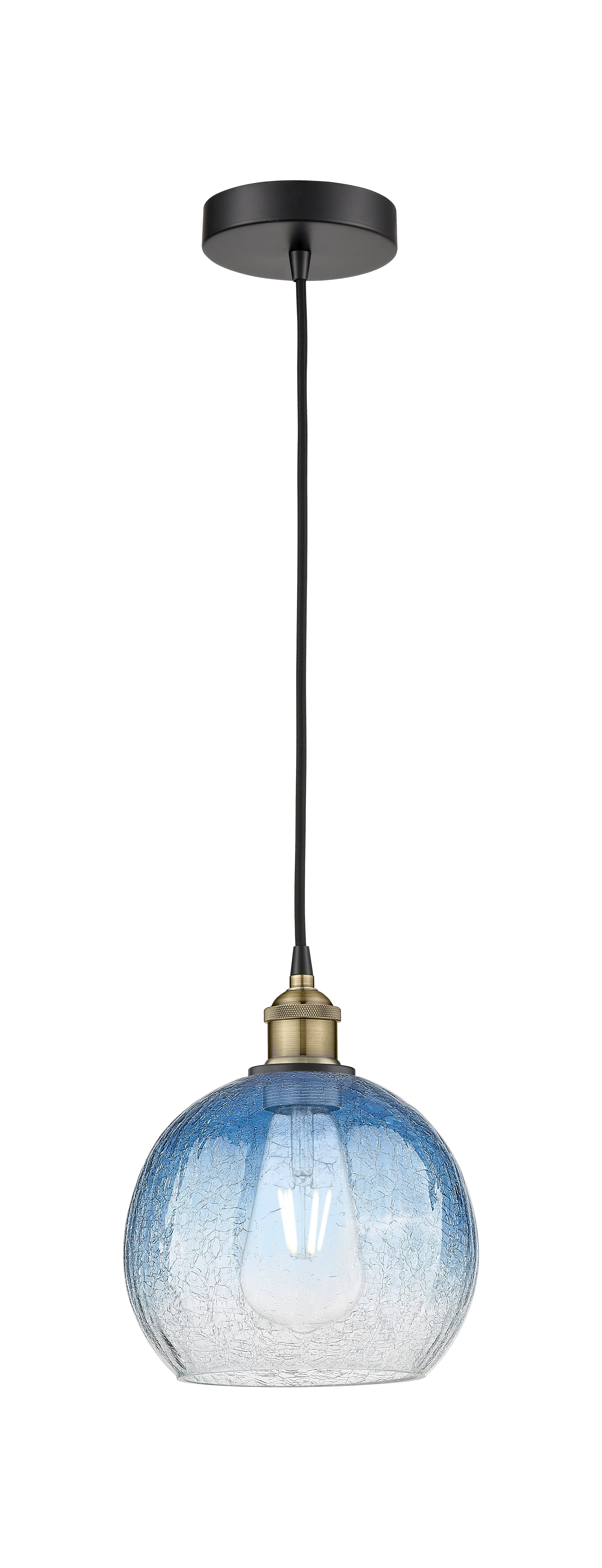 Edison Mini Pendant Antique Brass Finish