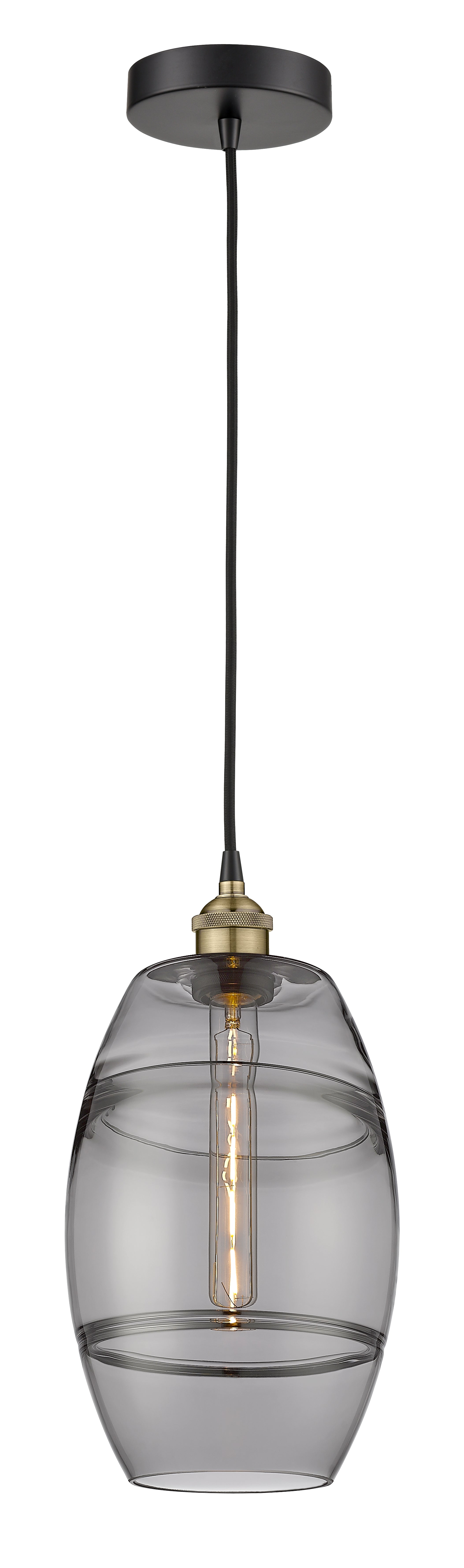 Edison Mini Pendant Antique Brass Finish