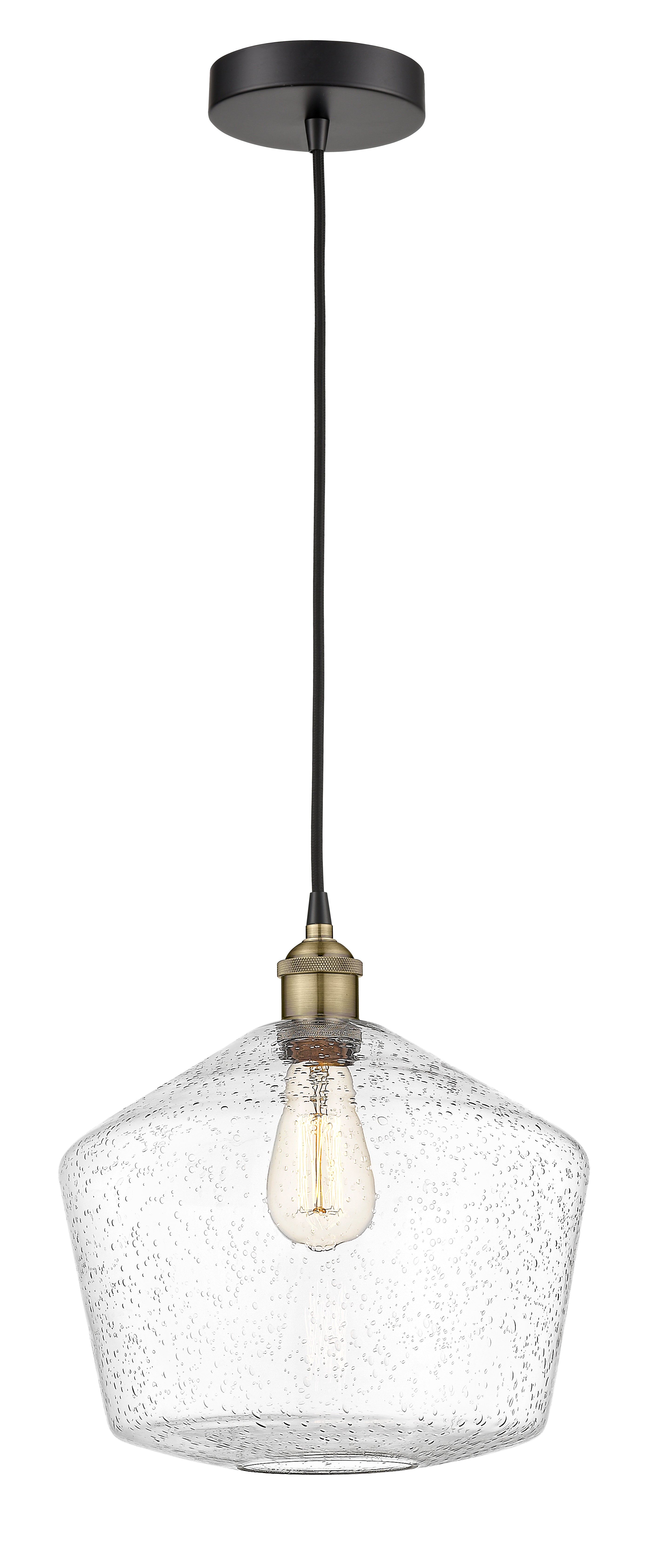Edison Mini Pendant Antique Brass Finish