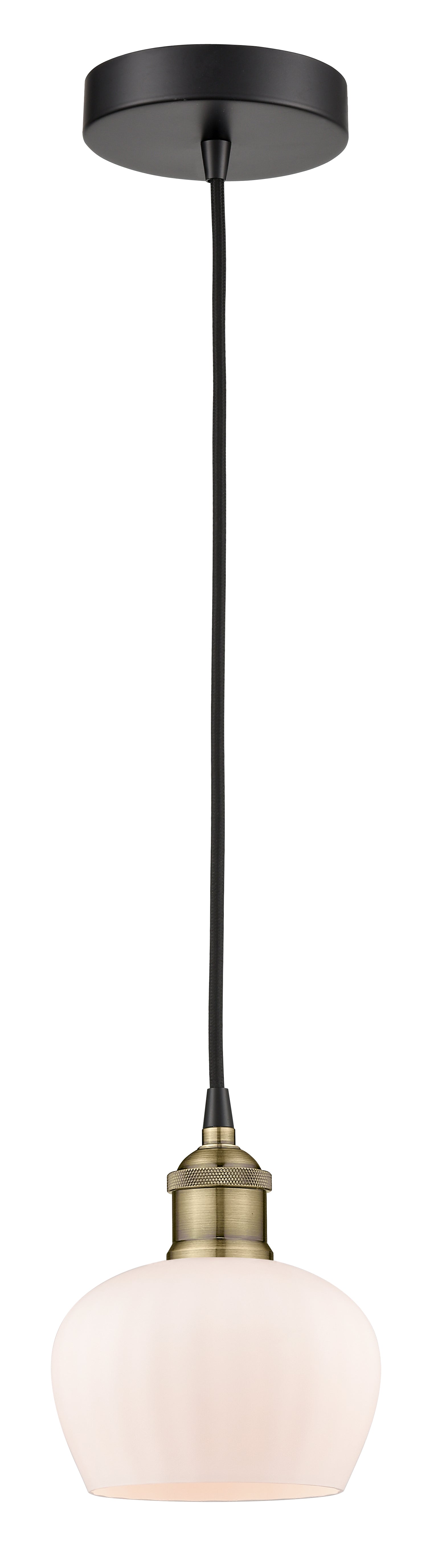 Edison Mini Pendant Antique Brass Finish