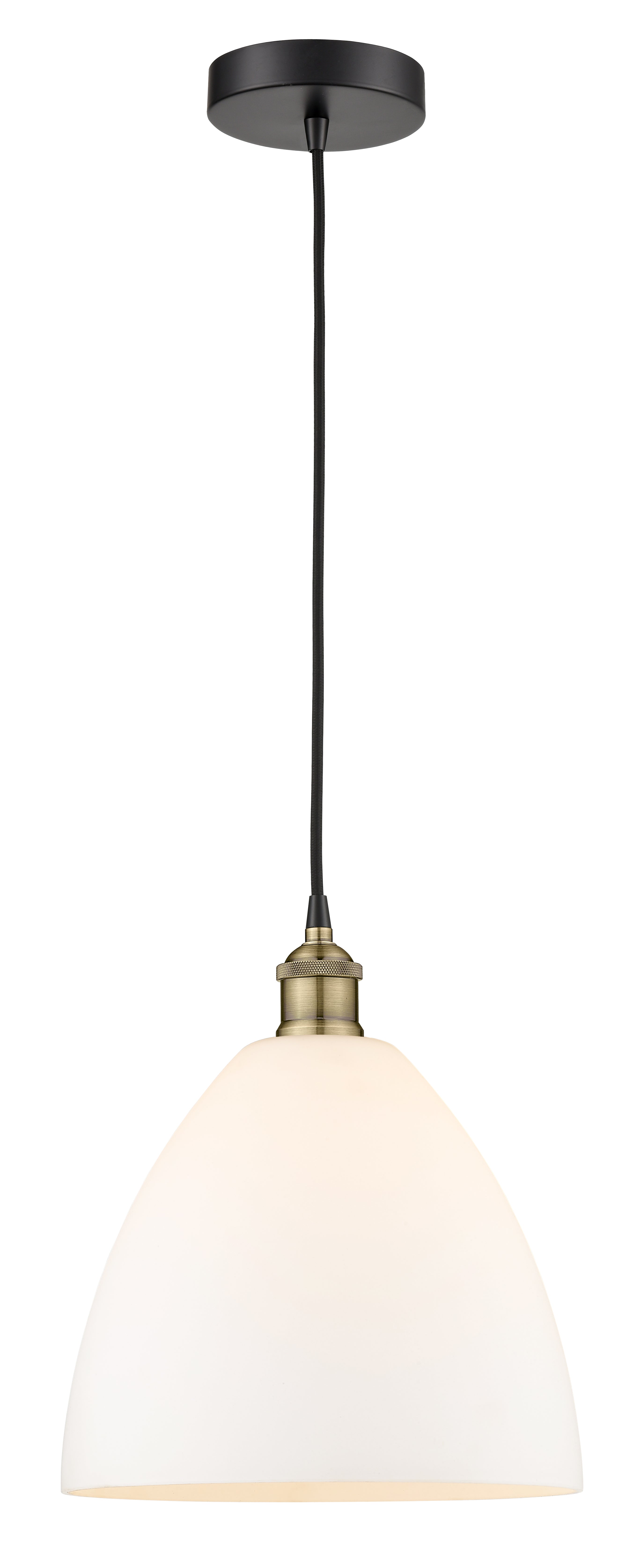 Edison Mini Pendant Cast Brass 12 Inch