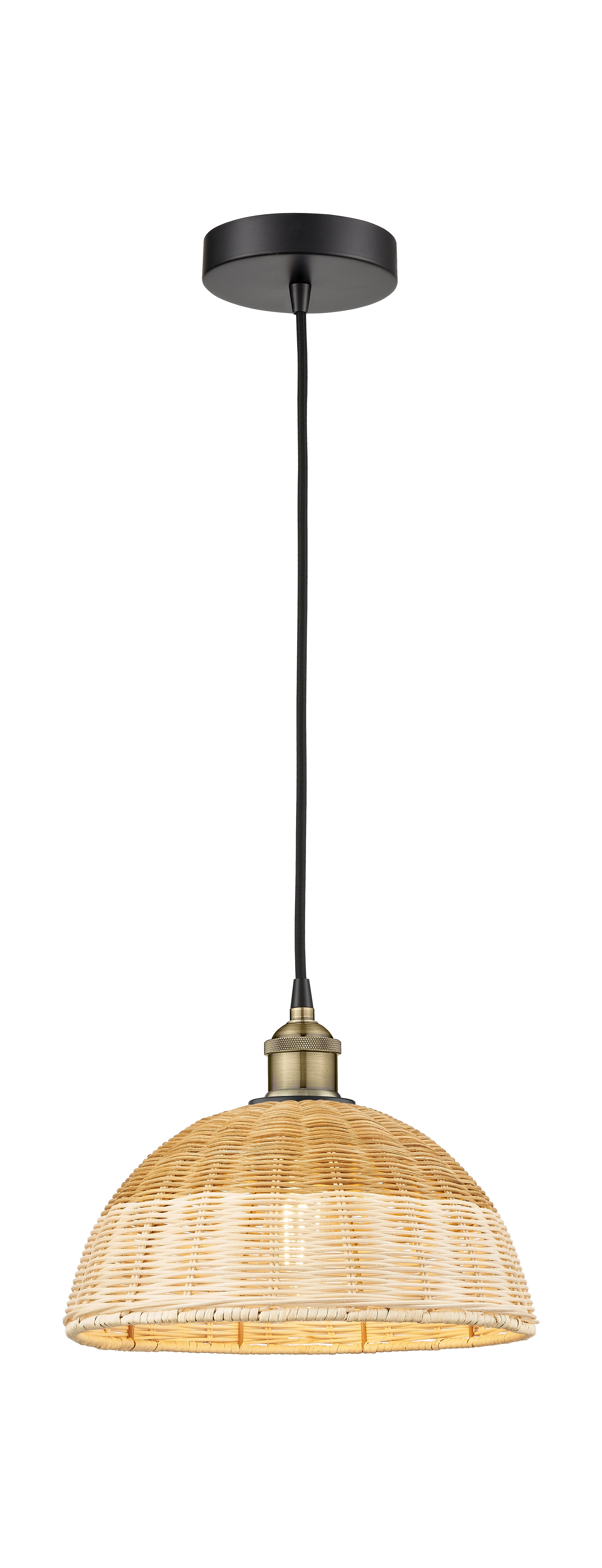 Edison Mini Pendant Antique Brass Finish