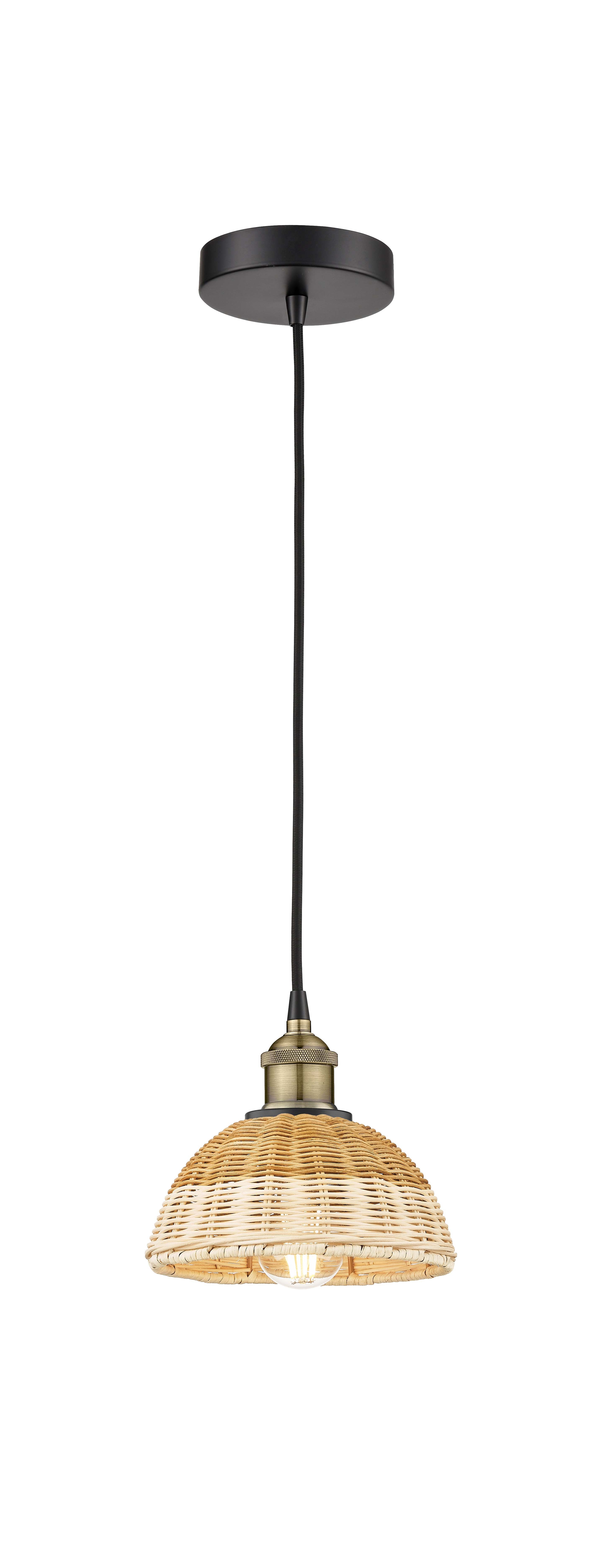 Edison Mini Pendant Antique Brass Finish
