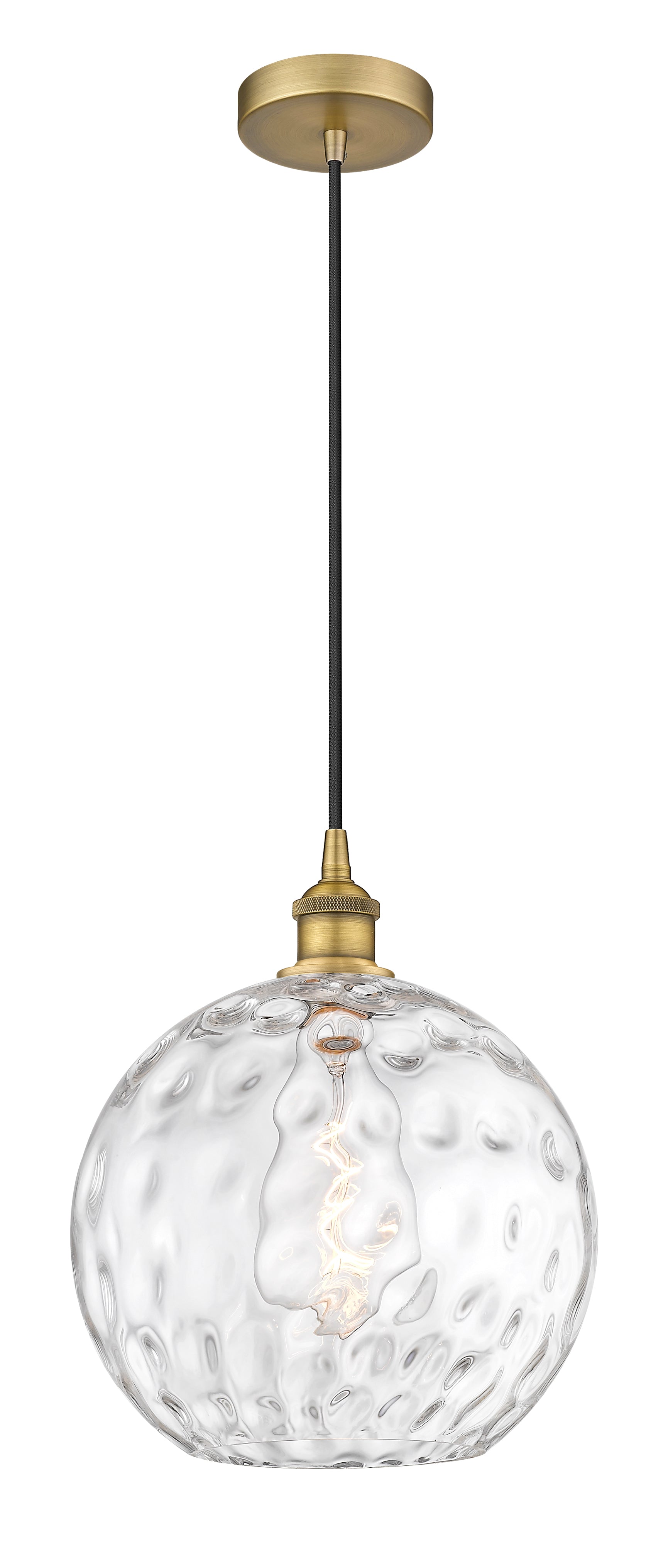 Edison Mini Pendant Cast Brass Antique