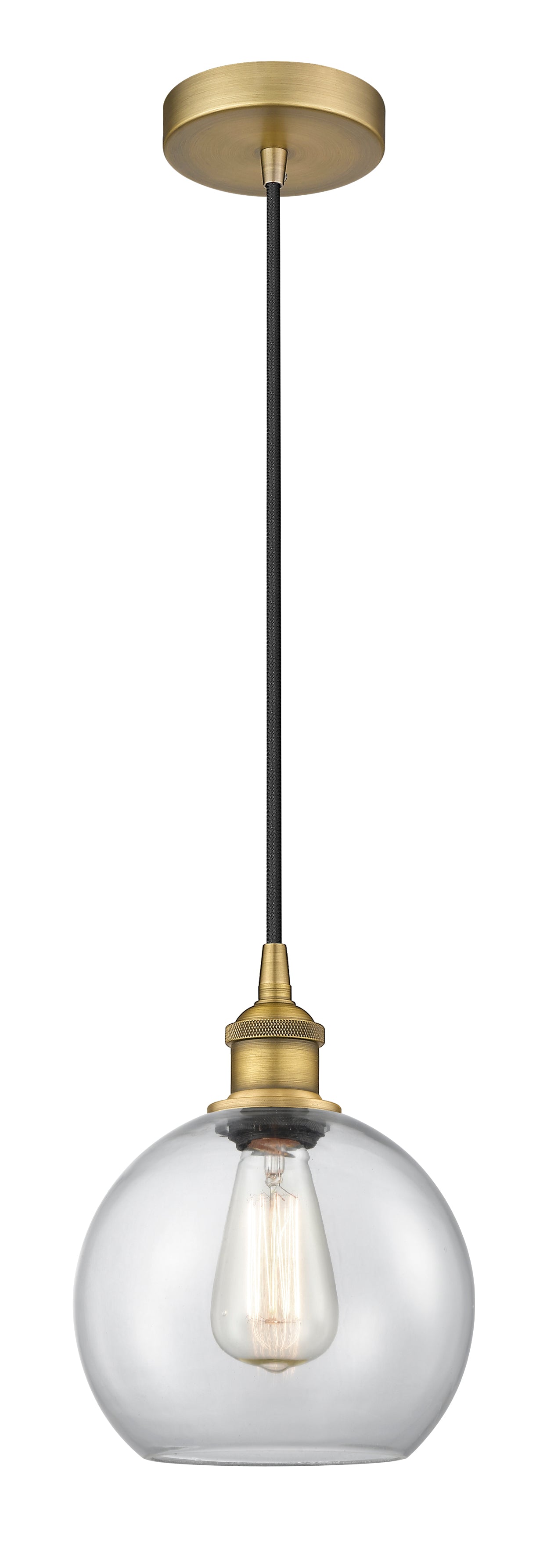 Edison Mini Pendant Antique Brass Finish