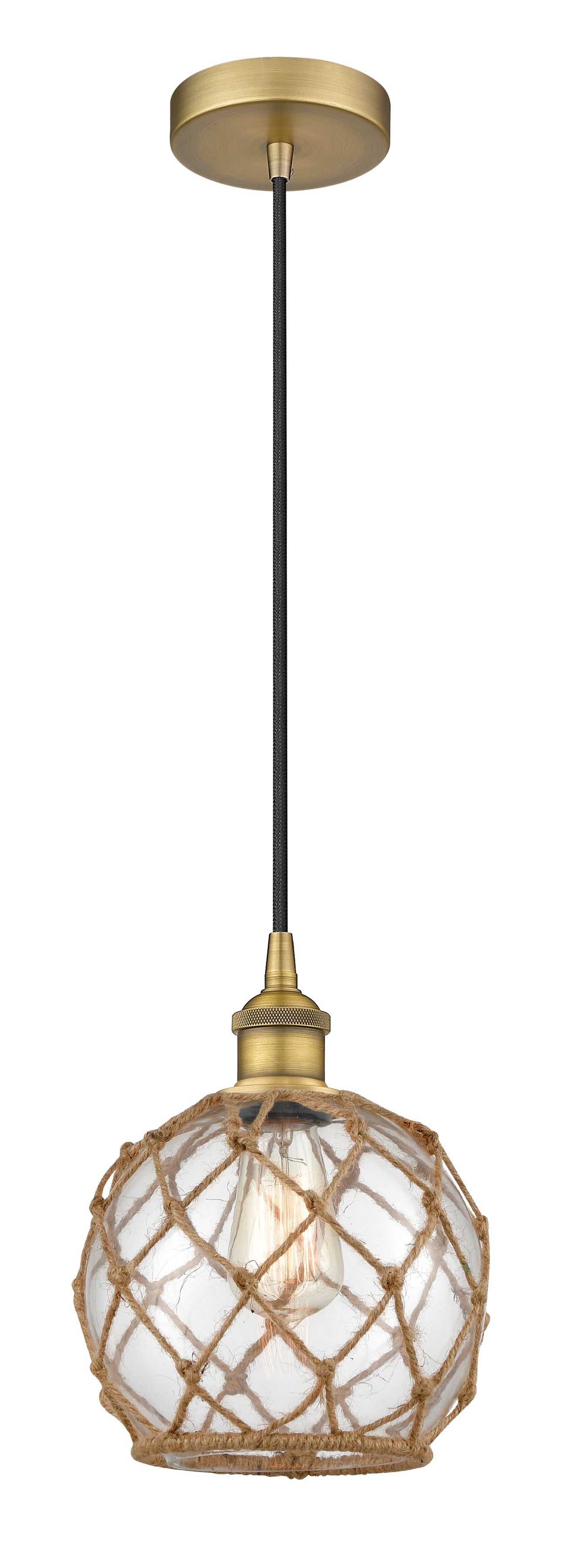 Edison Mini Pendant Antique Brass Finish