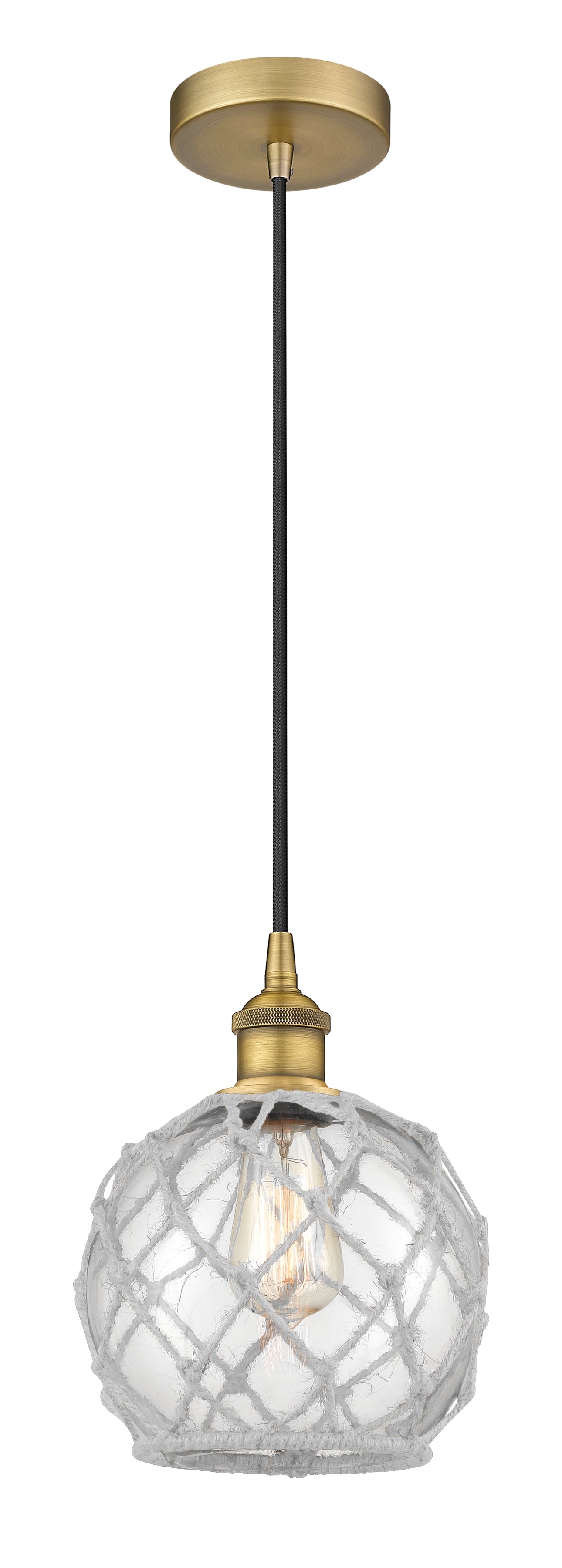 Edison Mini Pendant Antique Brass Finish