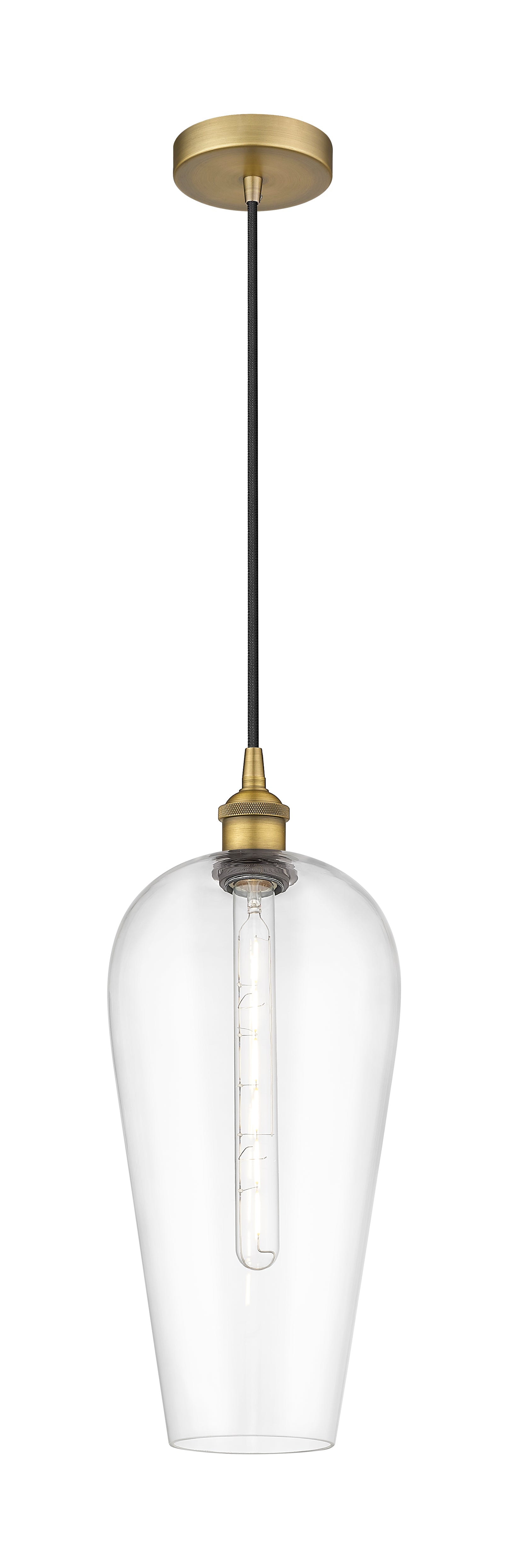 Edison Mini Pendant Antique Brass Finish