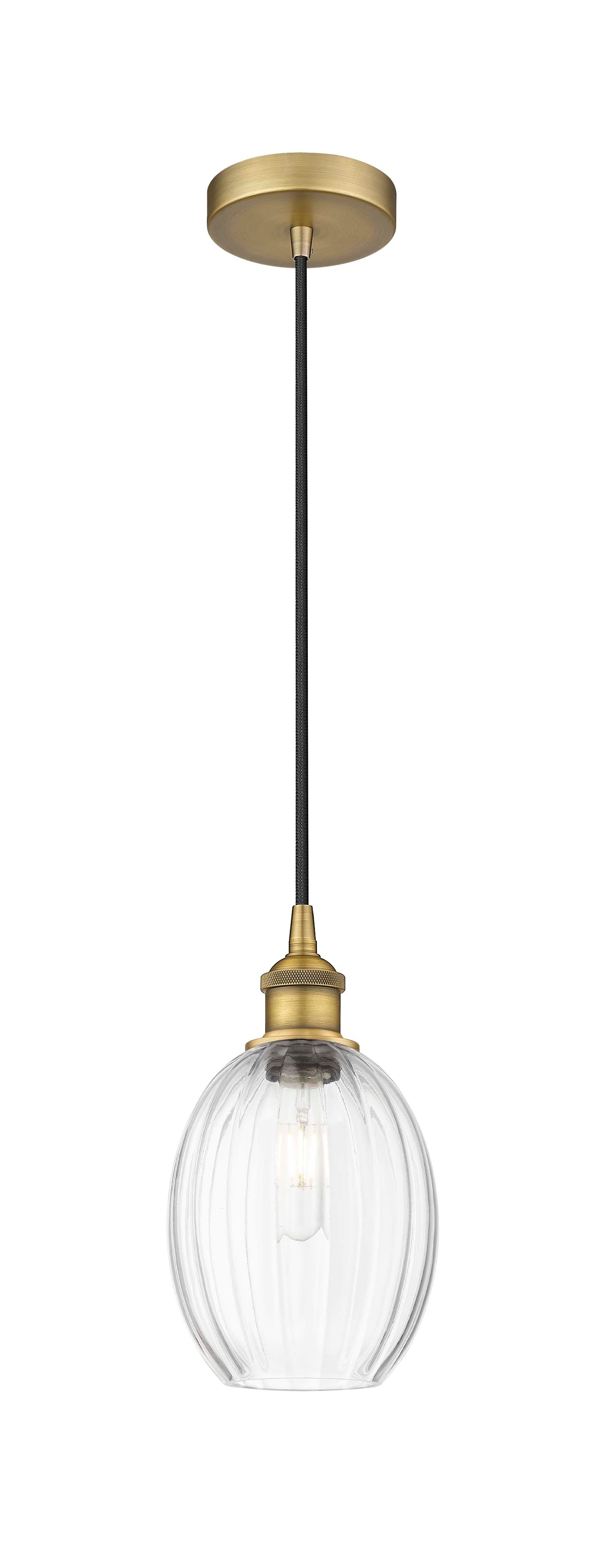 Edison Mini Pendant Antique Brass Finish