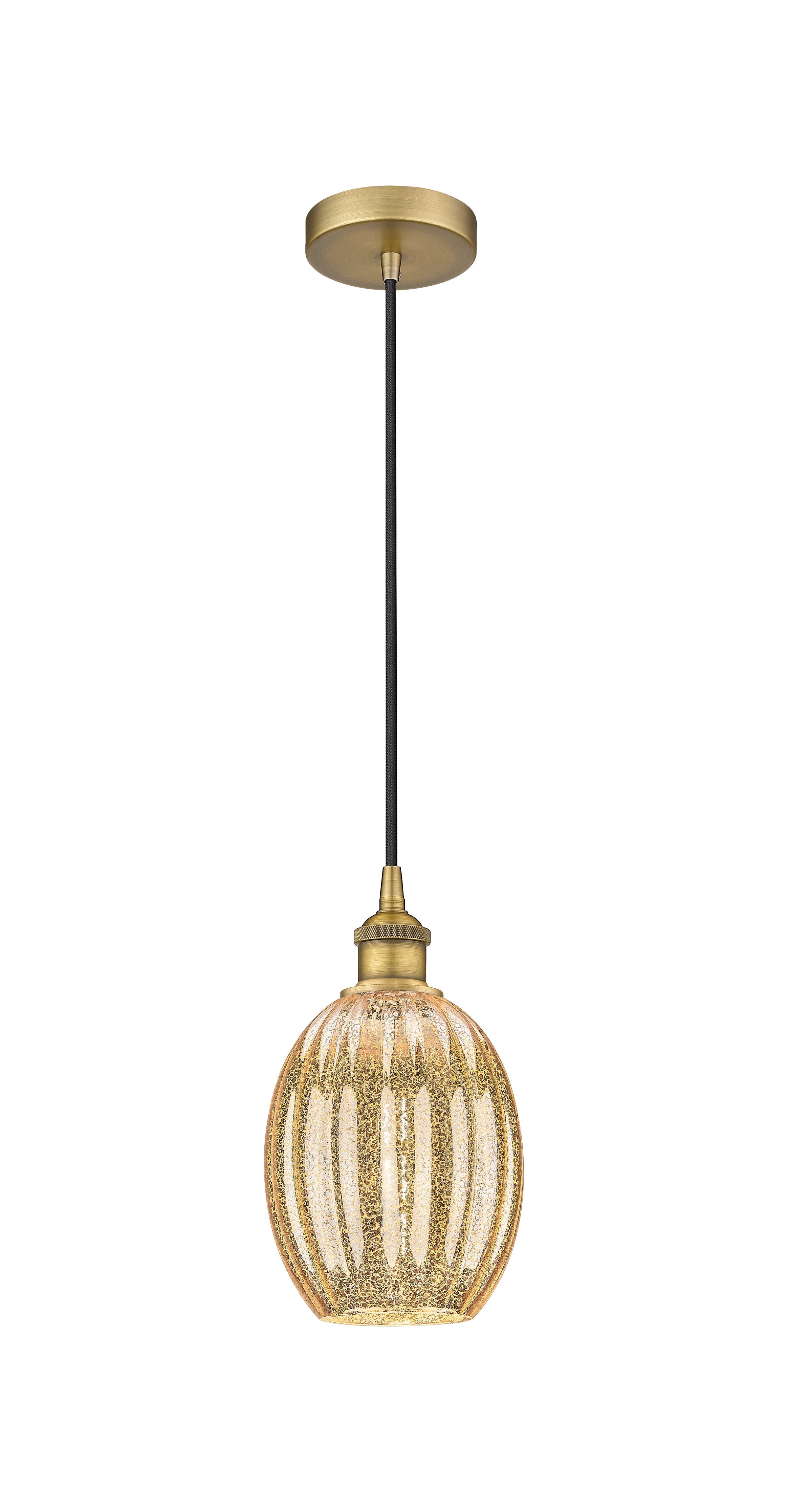 Edison Mini Pendant Antique Brass Finish