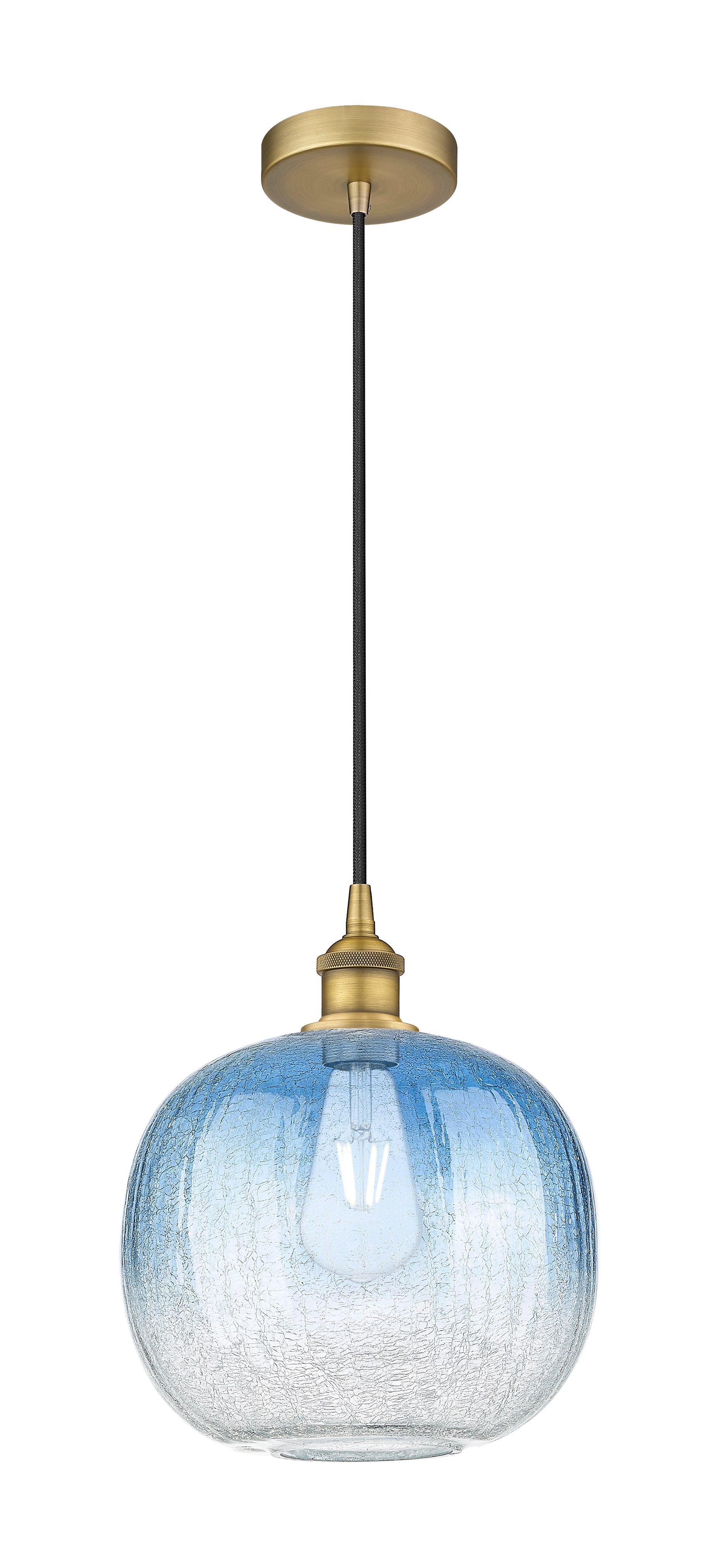 Edison Mini Pendant Antique Brass Finish